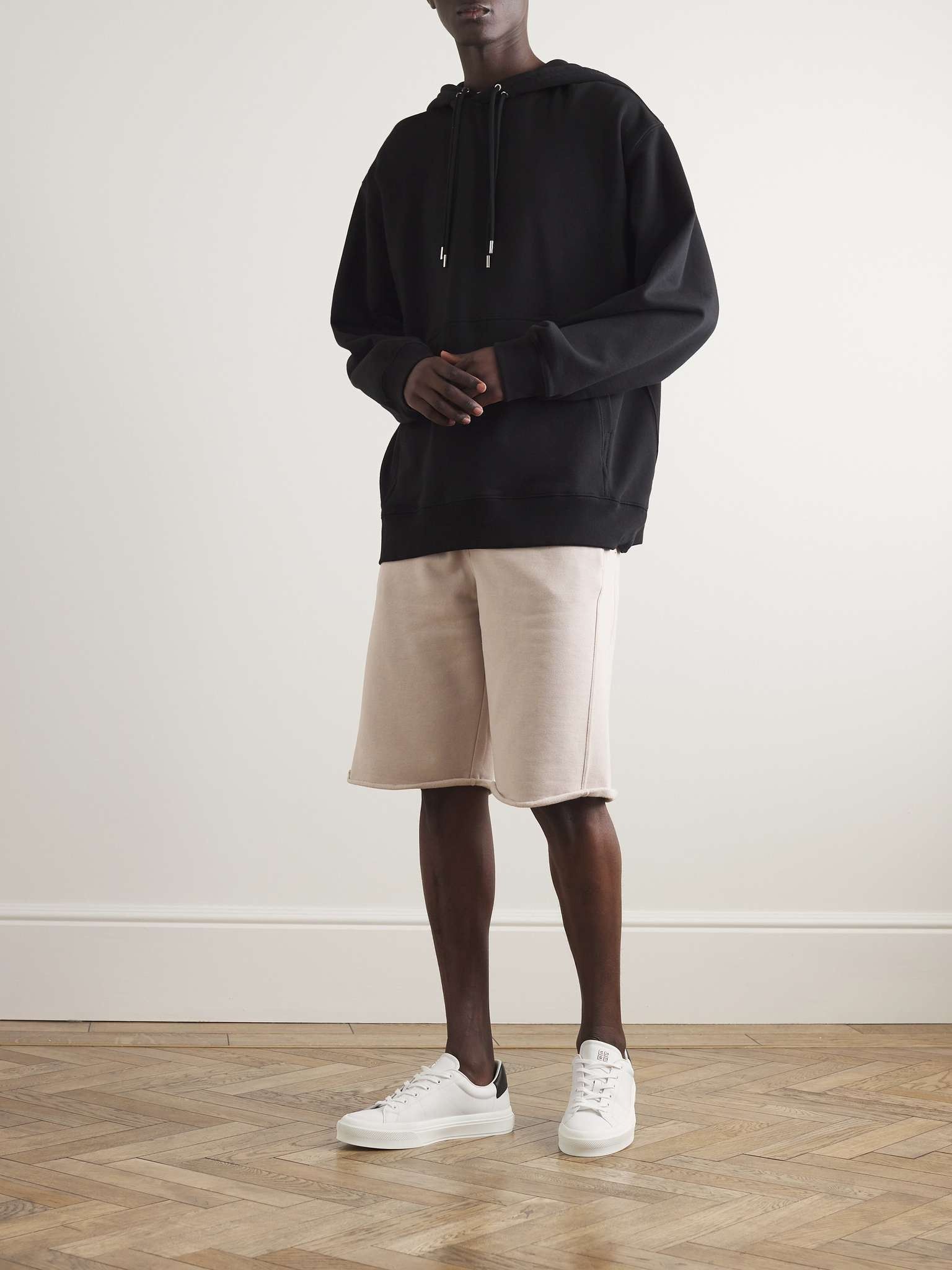 Saint Laurent Paris o1s1wg110325 730493 Bermuda Short in Fleece in Beige Size US 30 / EU 46 - 2 Thumbnail