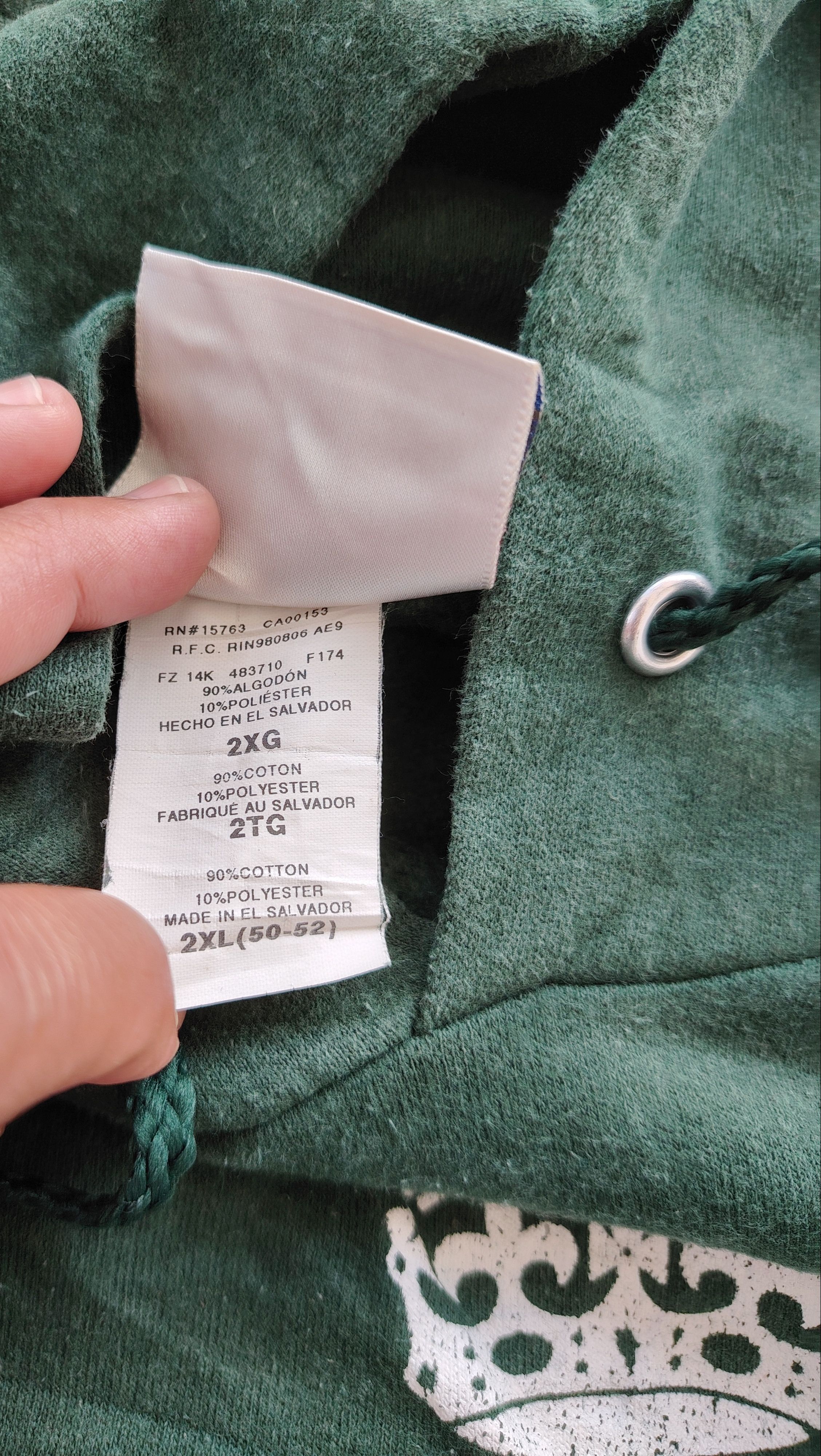Hanes × Vintage Vintage Hanes Baggy Style Hoodie Size US XXL / EU 58 / 5 - 8 Thumbnail