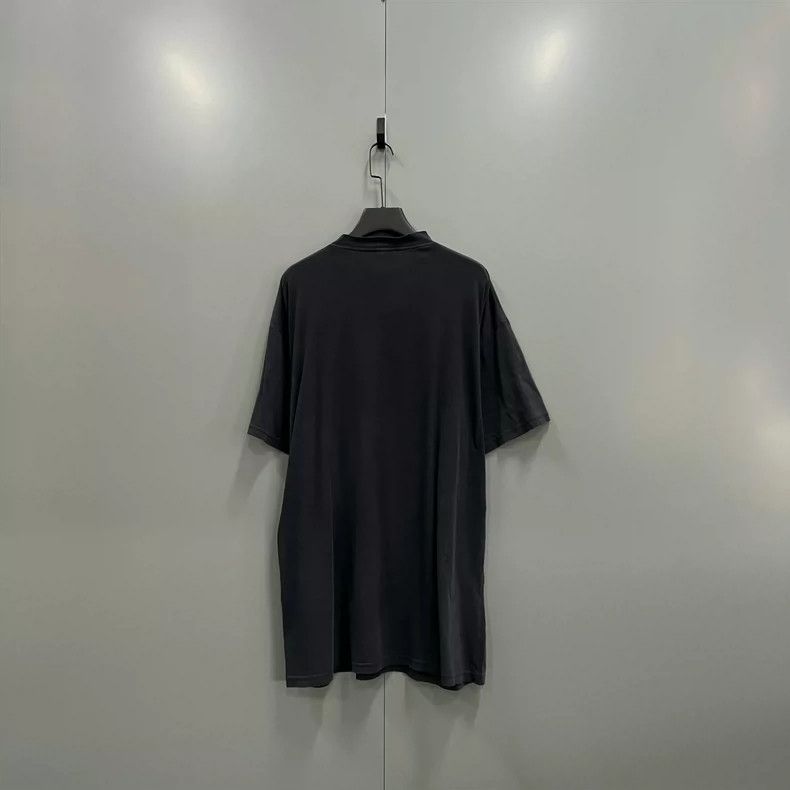 Balenciaga Balenciaga Black City Print Short Sleeve Size US M / EU 48-50 / 2 - 2 Thumbnail