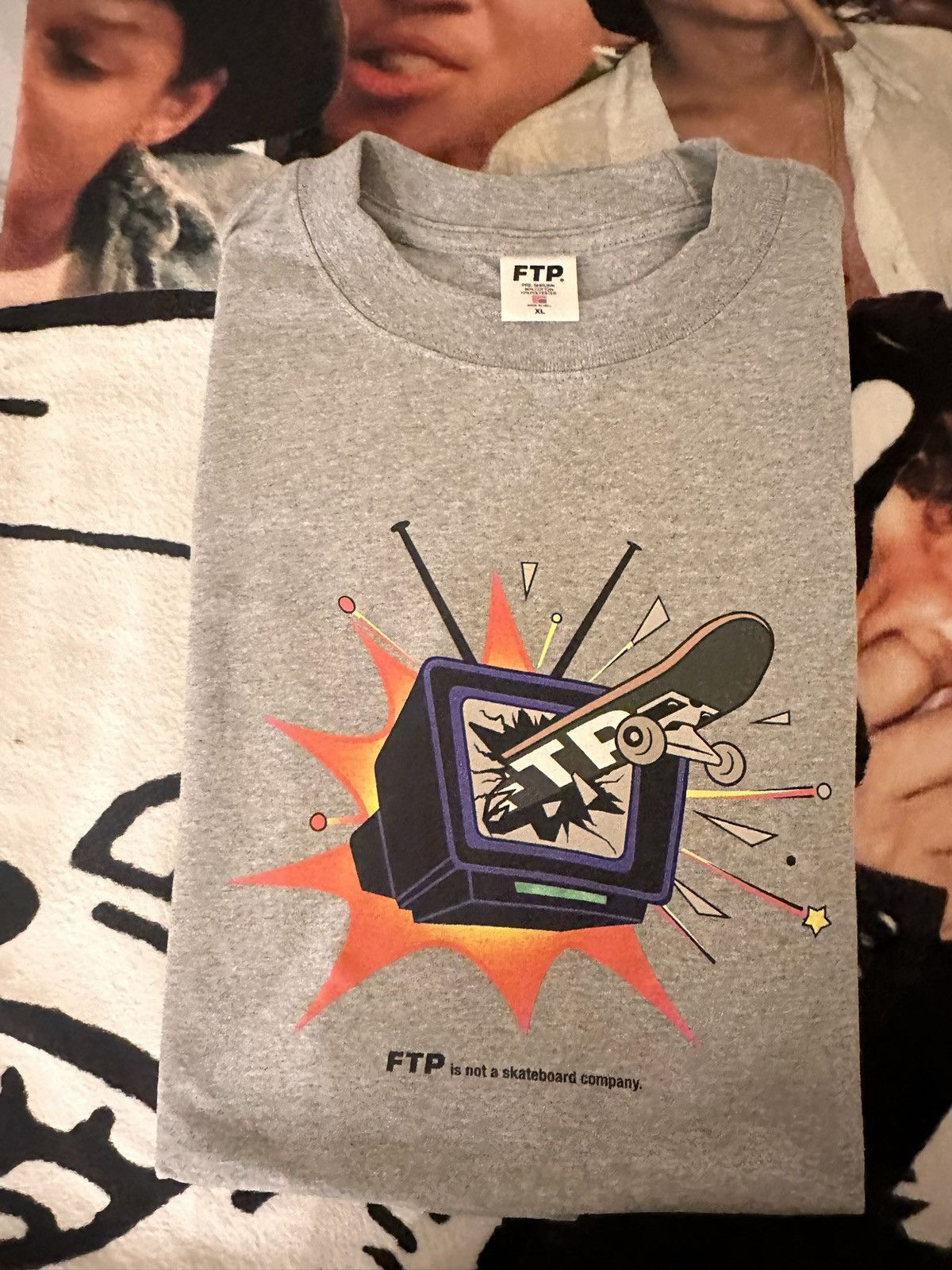 Fuck The Population FTP TV Guide Tee Size US XL / EU 56 / 4 - 2 Thumbnail