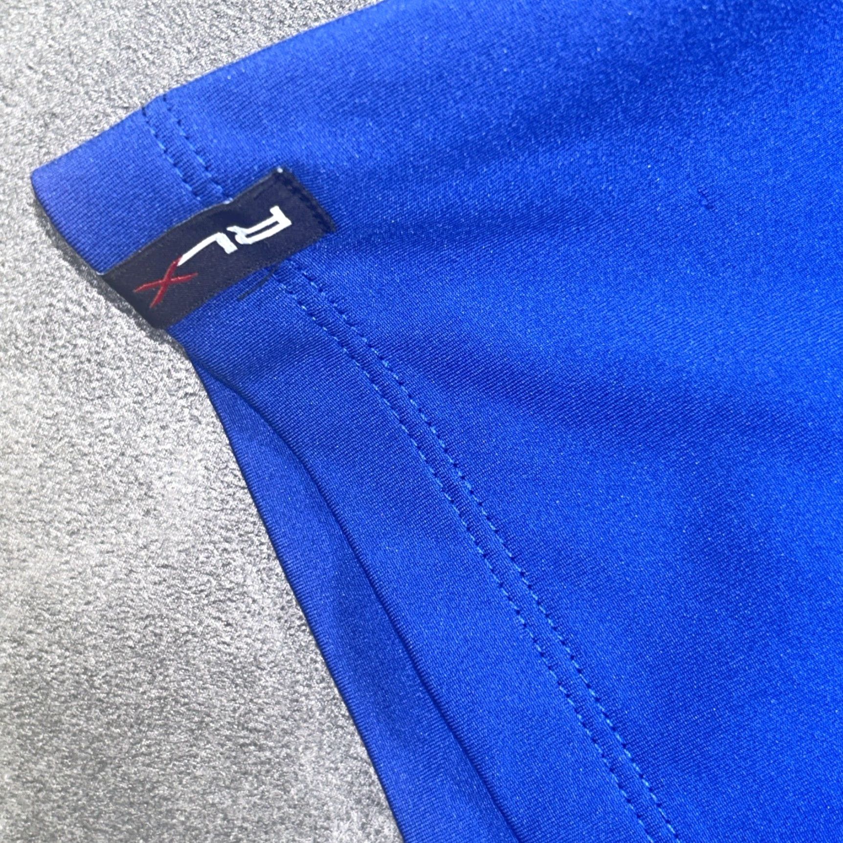 RLX Ralph Lauren RLX Ralph Lauren Shirt Mens L Blue Polo Short Sleeve Stretch Golf Classic Preppy Solid Size US L / EU 52-54 / 3 - 5 Thumbnail