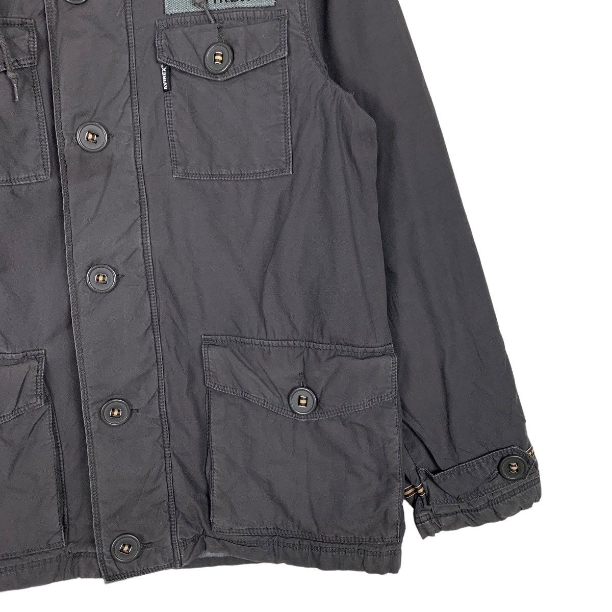 Avirex AVIREX Four Pocket Army Style Hooded Parka Jacket #0035-C3 Size US XL / EU 56 / 4 - 5 Thumbnail