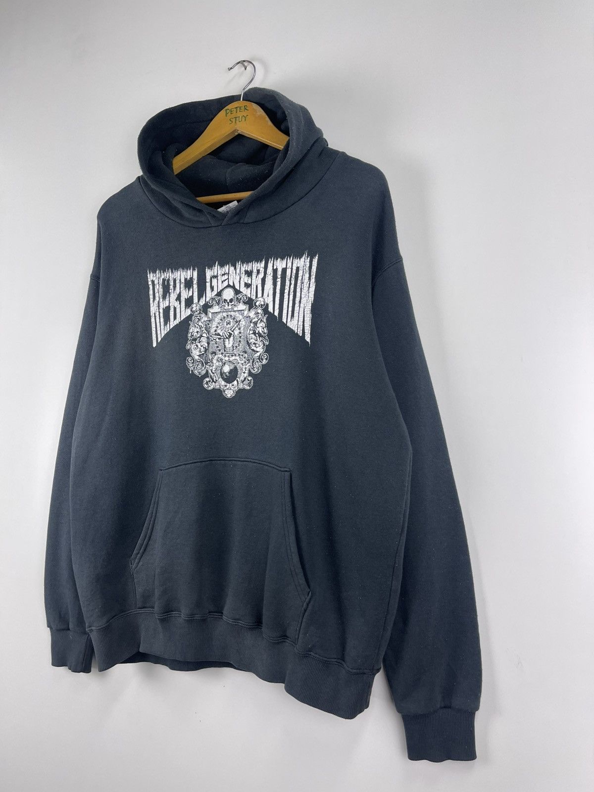 Japanese Brand × Vintage Vintage Rebel Generation Hoddies Size US L / EU 52-54 / 3 - 4 Thumbnail