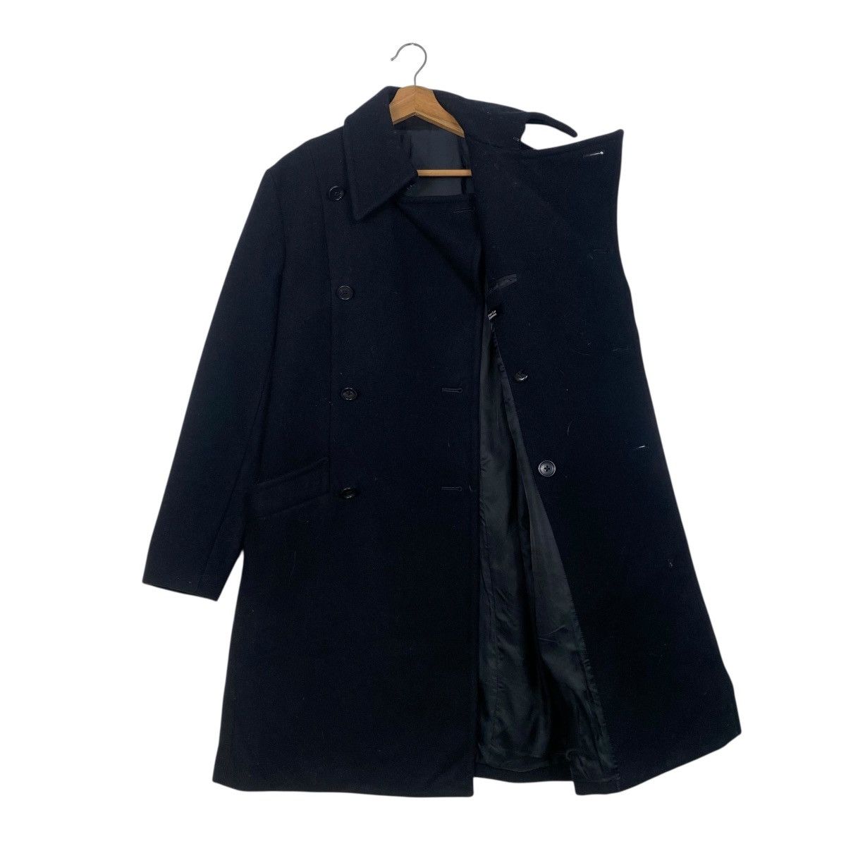 5351 POUR LES HOMMES × Japanese Brand 5351 Homme double breasted wool long coat Size US M / EU 48-50 / 2 - 9 Thumbnail