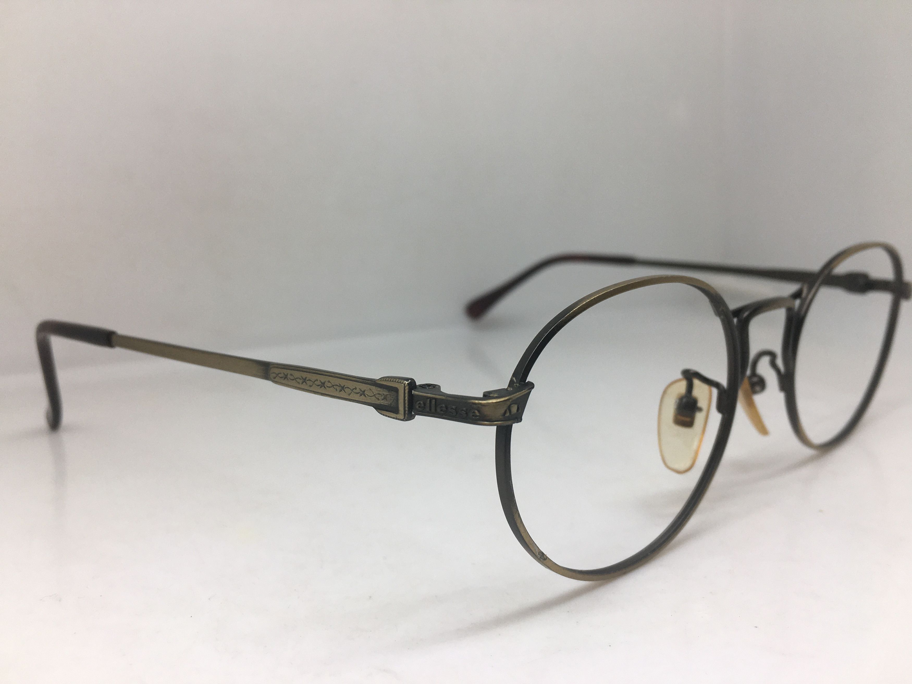 Vintage Vintage Antique Copper Oval Aristocratic Eyeglasses Frame Size ONE SIZE - 2 Thumbnail