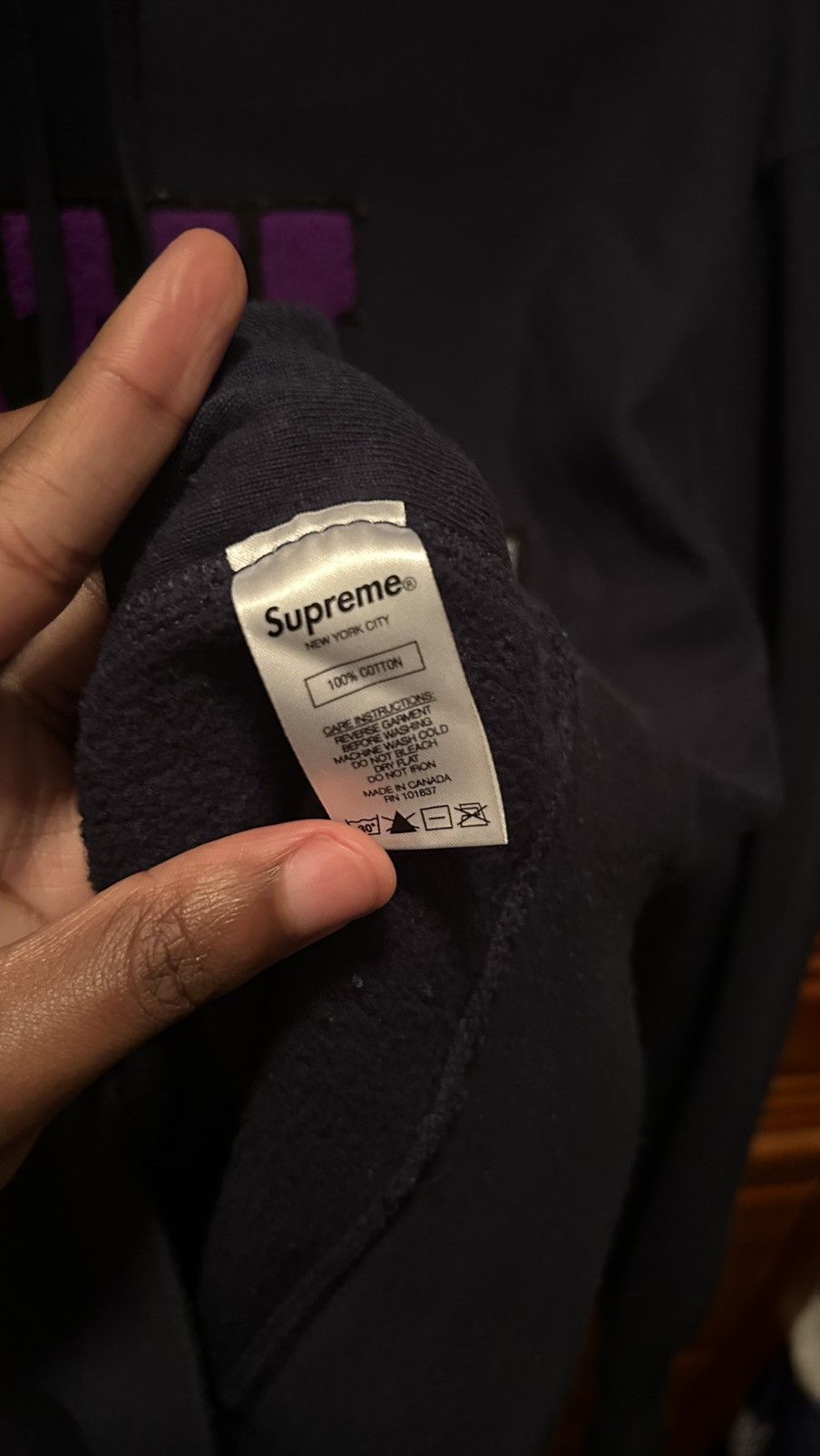 Supreme Supreme pullover hoodie Size US L / EU 52-54 / 3 - 7 Thumbnail