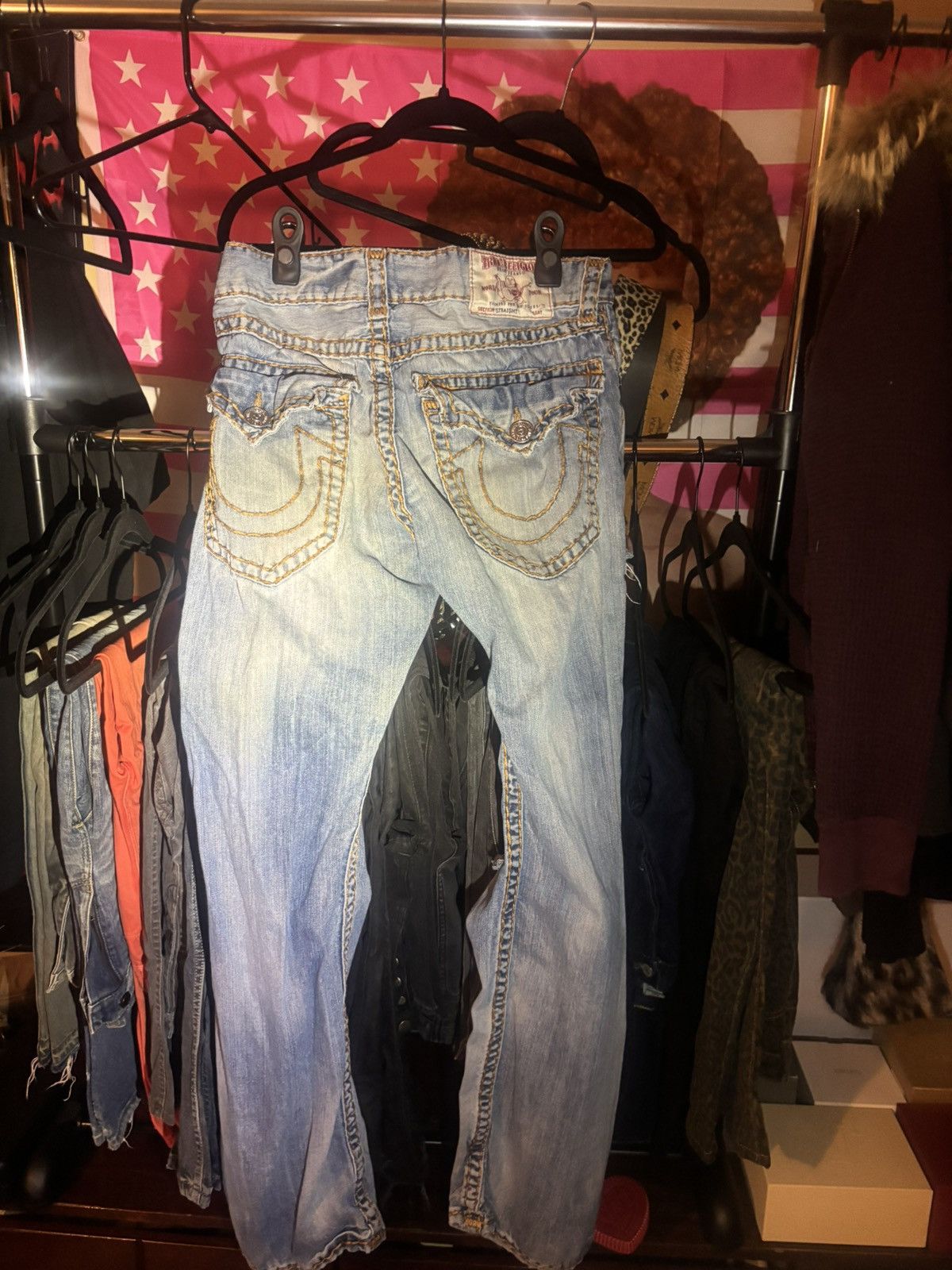 True Religion True Religion Ripped Jeans Size US 33 - 2 Thumbnail