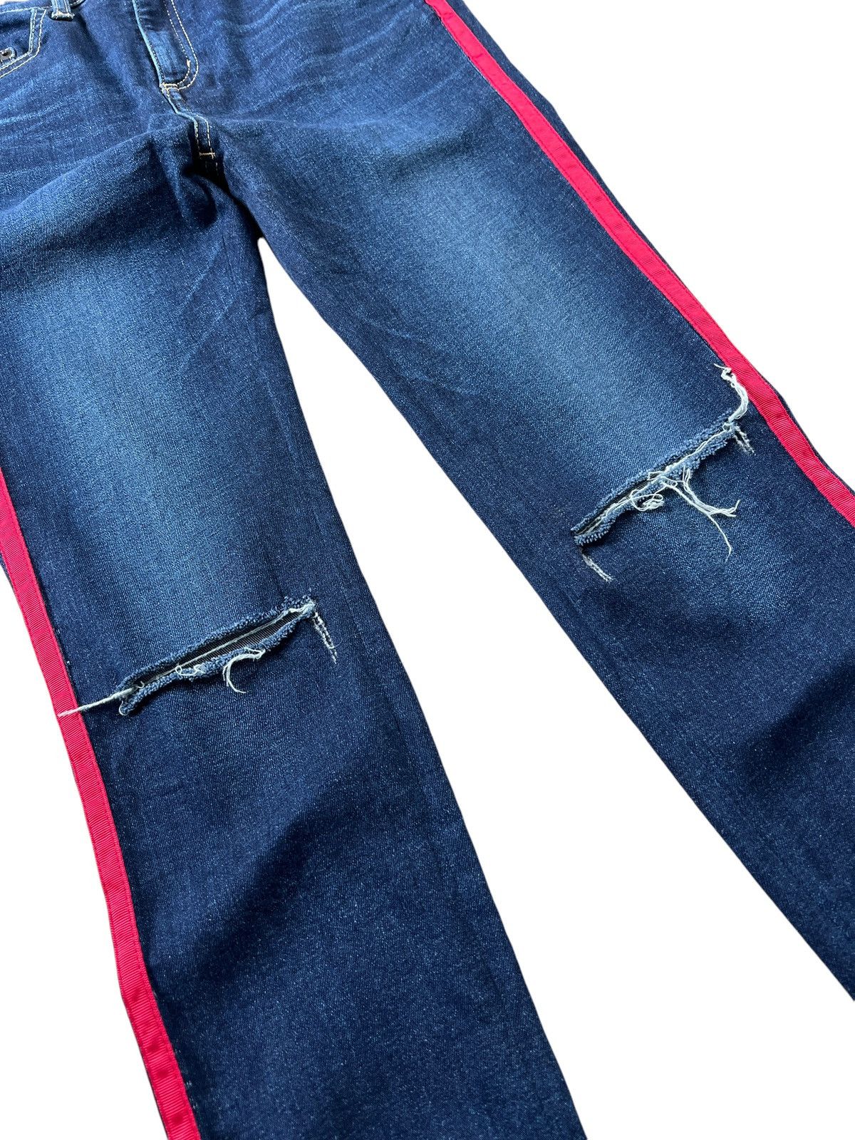 Hysteric Glamour Hysteric Glamour Side Tape Distressed Skinny Jeans Size 27" / US 4 / IT 40 - 5 Thumbnail