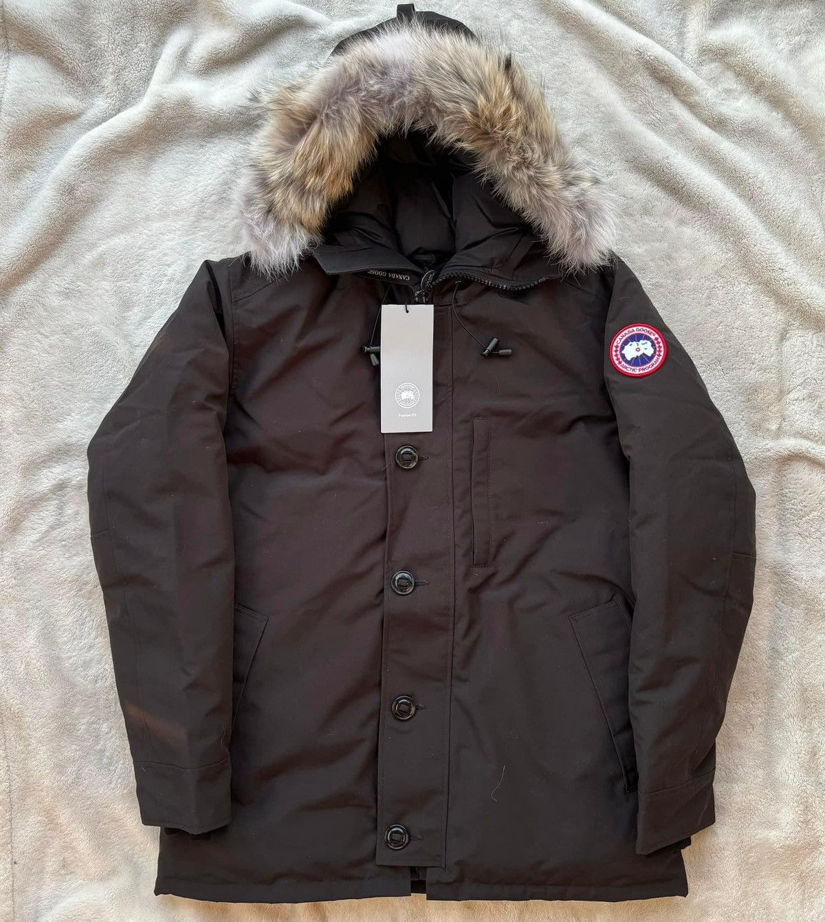 Canada Goose Black Chateau Fusion Fit Parka