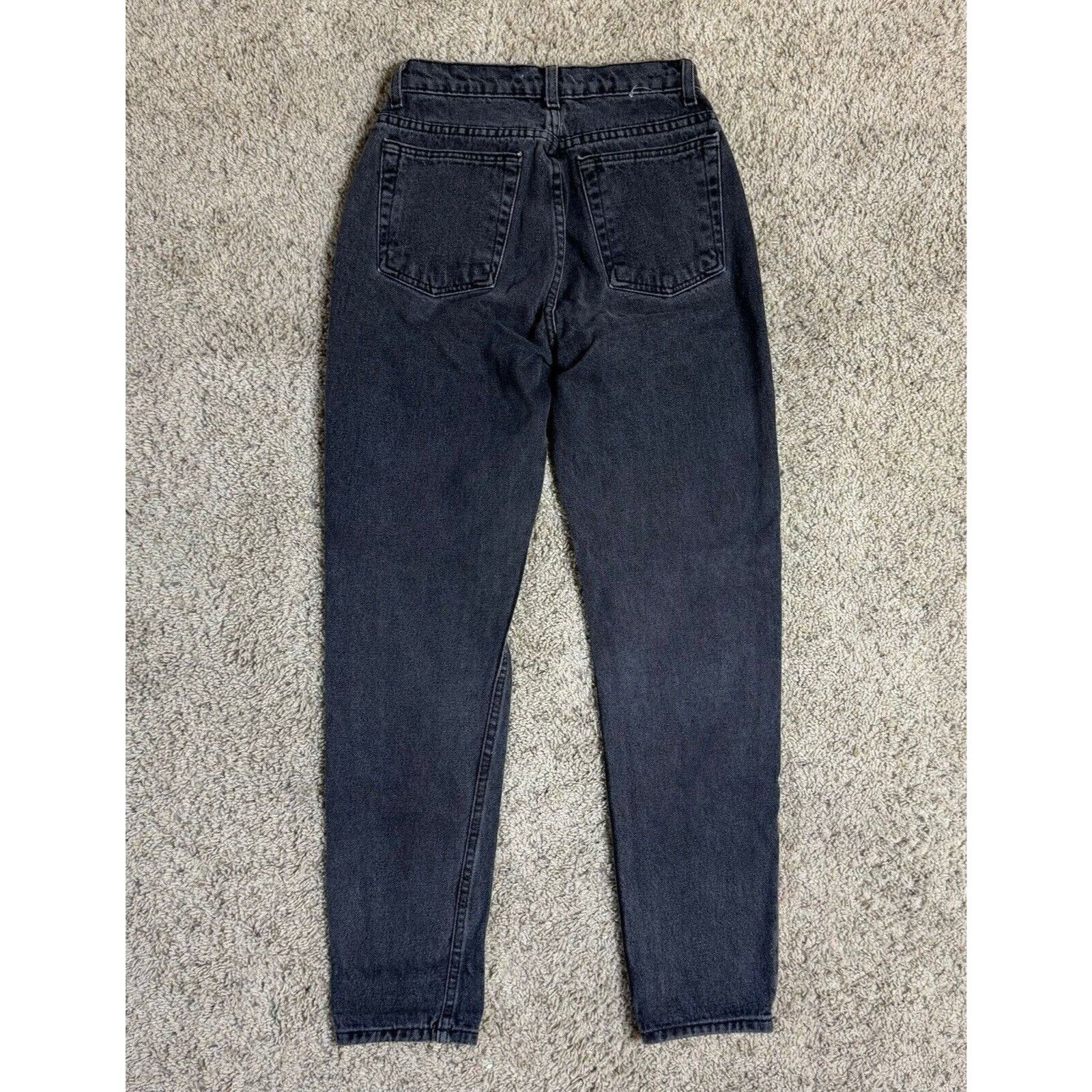 American Apparel American Apparel Womens Jeans Black Straight Leg Baggy Pants Size 42" / US 20 - 4 Thumbnail