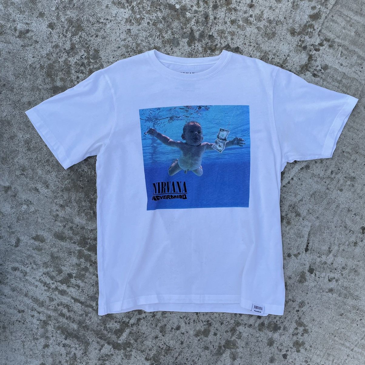 Band Tees × Nirvana Vintage Nirvana T-shirts Logo Never Mind Rock Tee Y2K 90s Size US L / EU 52-54 / 3 - 2 Thumbnail
