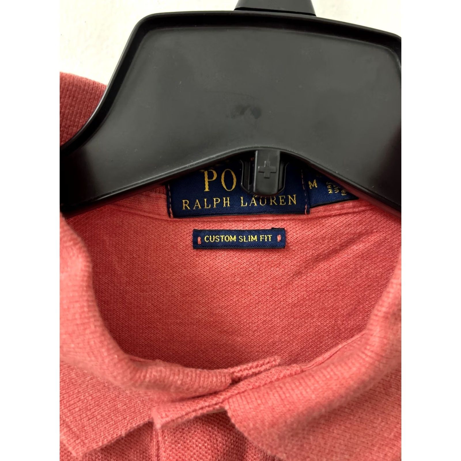 Polo Ralph Lauren Polo Ralph Lauren Shirt Mens Medium Pink Custom Slim Fit Short Sleeve Blue Pony Size US M / EU 48-50 / 2 - 6 Thumbnail