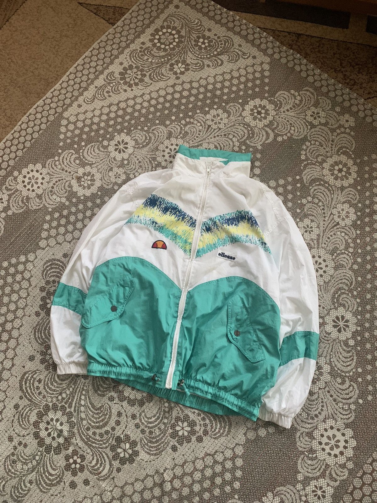 Ellesse Ellesse vintage jacket nylon Size US L / EU 52-54 / 3 - 1 Thumbnail