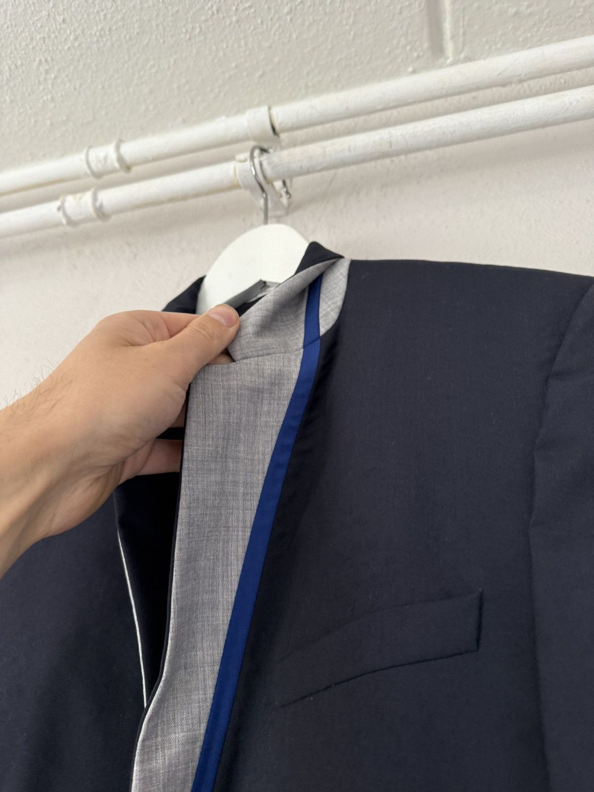 Dior Wool Blazer with Contrast Trim Detailing Size US M / EU 48-50 / 2 - 5 Thumbnail