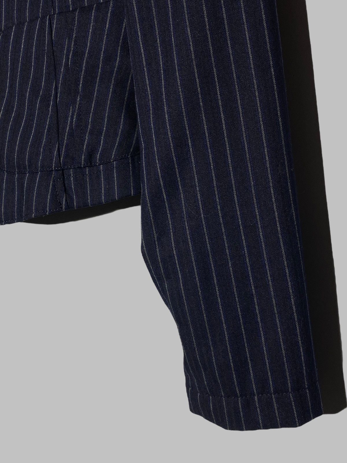 Armani Vintage Armani Jeans Wool Striped Suit Balzer + Pants Womens Size M / US 6-8 / IT 42-44 - 9 Thumbnail