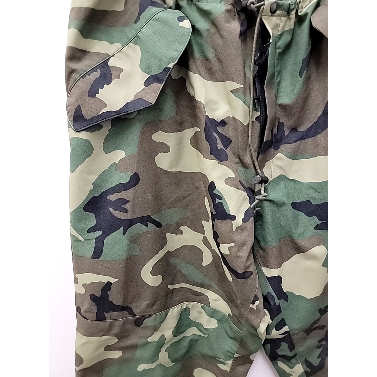 Vintage Federal Prison Industries US Military Camouflage Rain Pants XL Regular Size US 36 / EU 52 - 3 Thumbnail