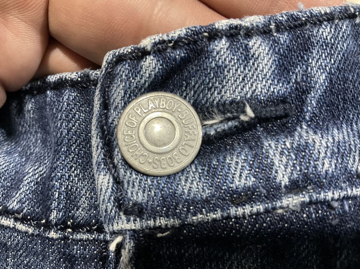 BUFFALO BOBS 🔥Sick Y2K Buffalo Bobs Flared Denim Curved Distressed Faded Size US 30 / EU 46 - 11 Thumbnail