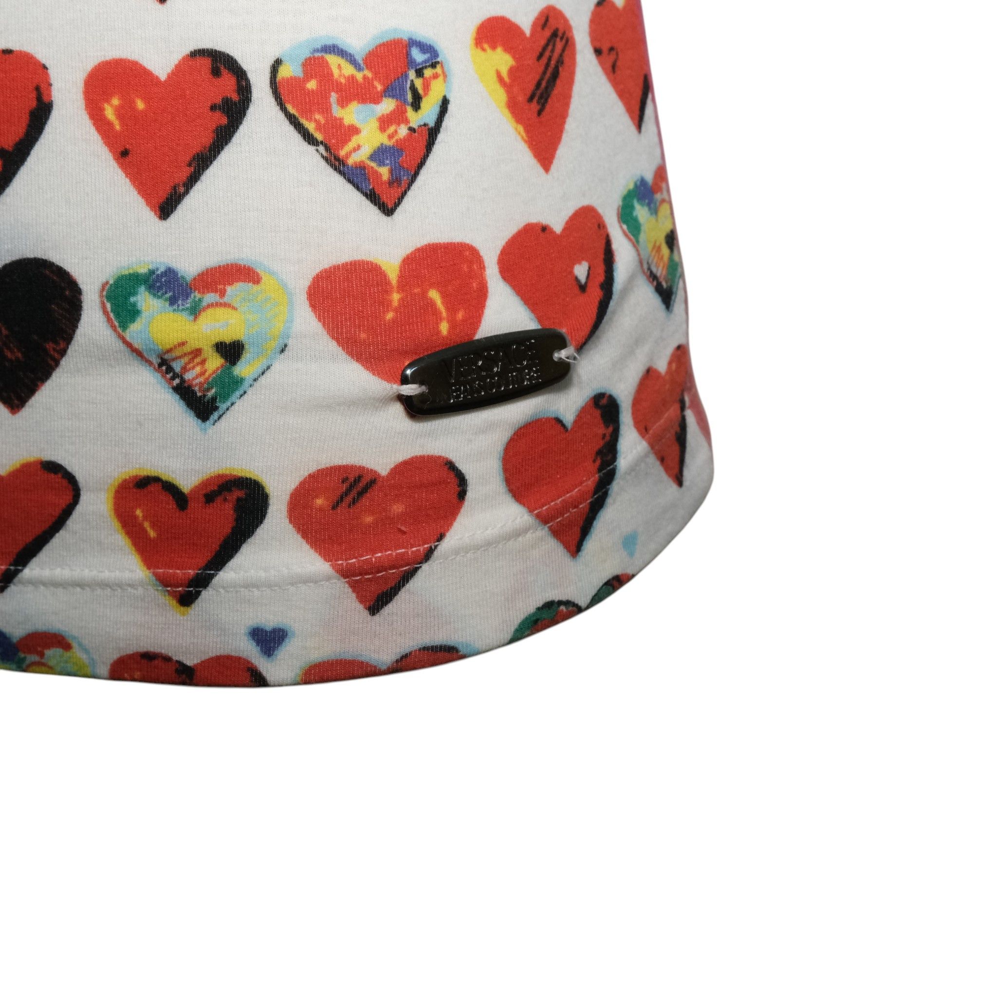 Versace Jeans Couture Jim Dine Heart Graffiti Print Tank Top Size M / US 6-8 / IT 42-44 - 3 Thumbnail