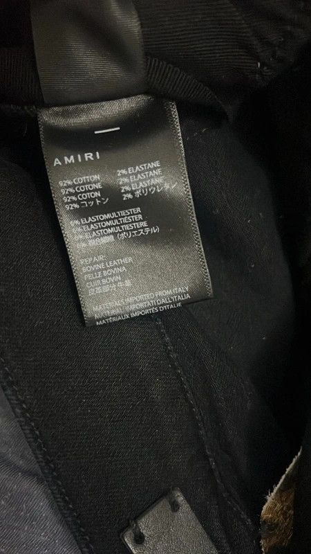 Amiri amiri trasher leopard patch jeans Size US 30 / EU 46 - 6 Thumbnail