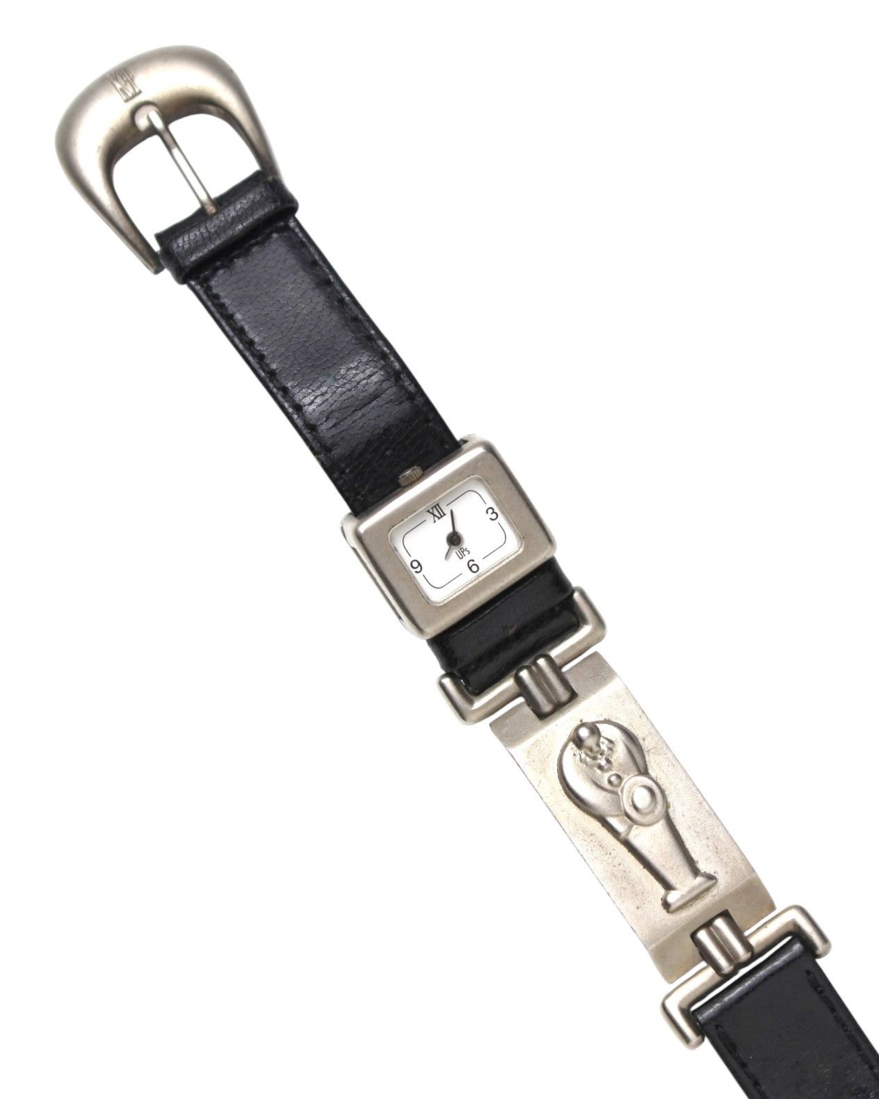 Vintage 2000S UPS JAPAN BUCKLE BELT LEATHER QUARTZ WATCH Size ONE SIZE - 2 Thumbnail