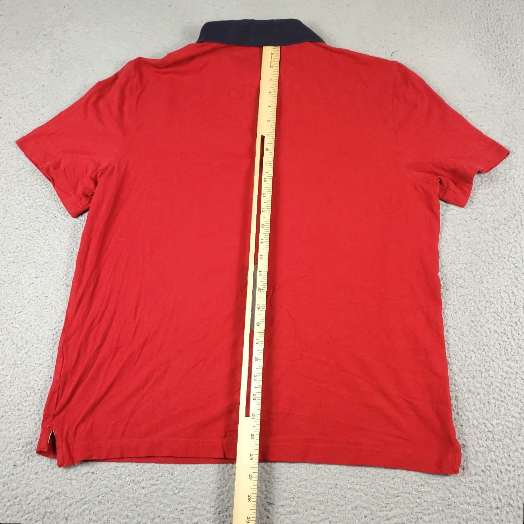Nautica Nautica Polo Shirt Mens Large Red Casual Short Sleeve Adult Polo Shirt Mens Large Red Cotton Blend Button Collar Logo Classic Nautica Sports Theme Men Size US L / EU 52-54 / 3 - 3 Thumbnail