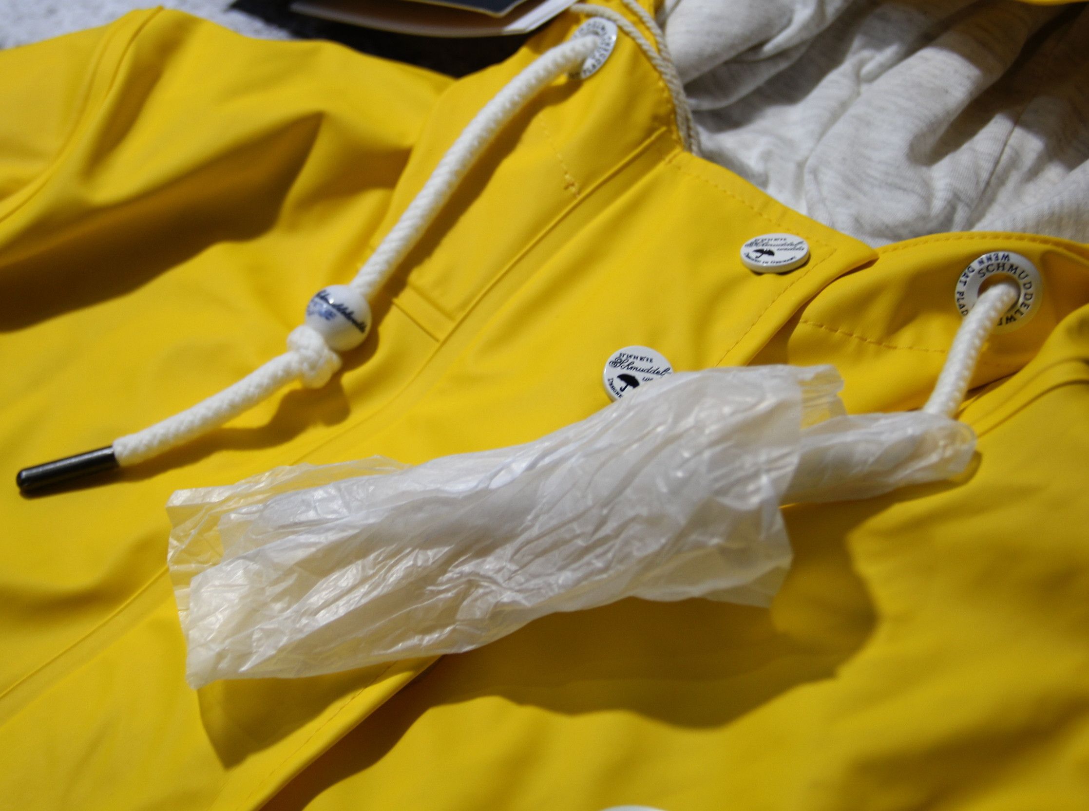 Other Schmuddelwedda Women's Rain Jacket YELLOW Size S / US 4 / IT 40 - 12 Thumbnail