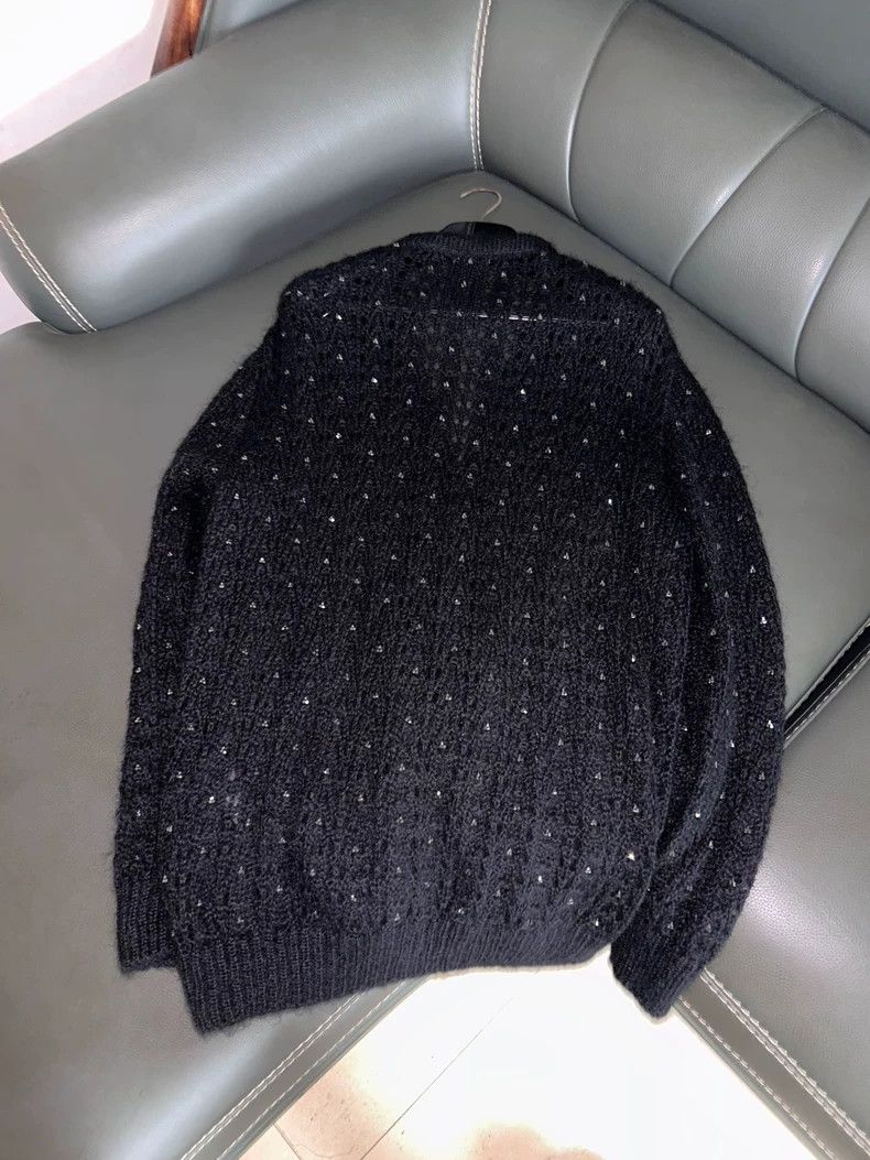 Saint Laurent Paris Saint Laurent Paris 2015 FW Stunning Beaded Cutout Mohair B Size US M / EU 48-50 / 2 - 2 Thumbnail
