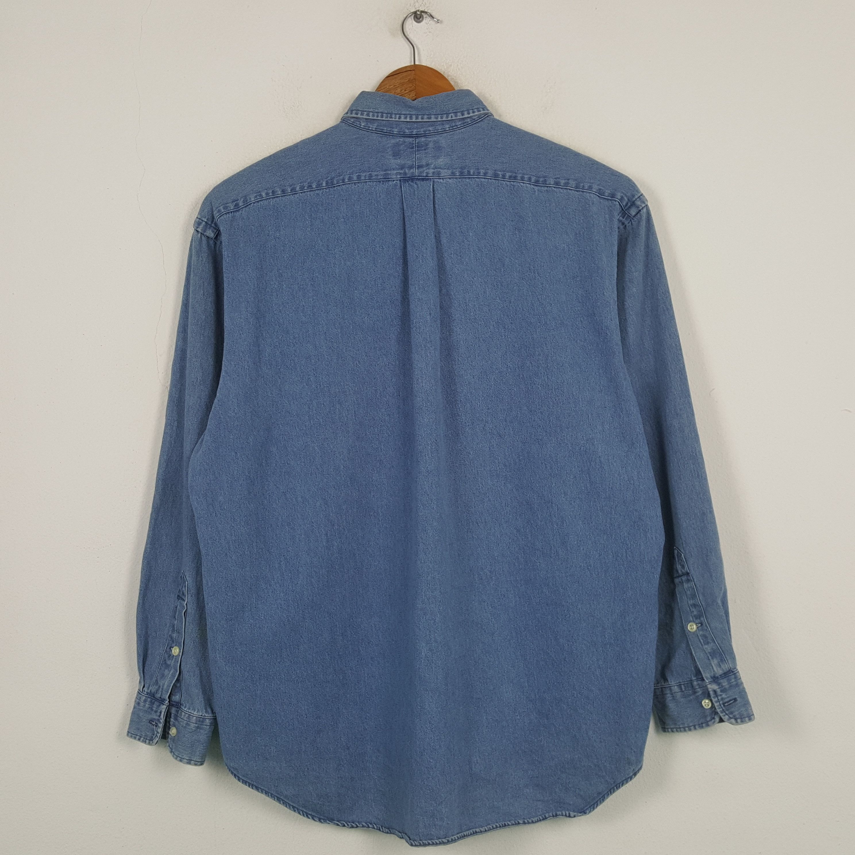 Polo Ralph Lauren Vintage Polo by Ralph Lauren Fashion Brand Denim Polos 31 Size US XXL / EU 58 / 5 - 3 Thumbnail