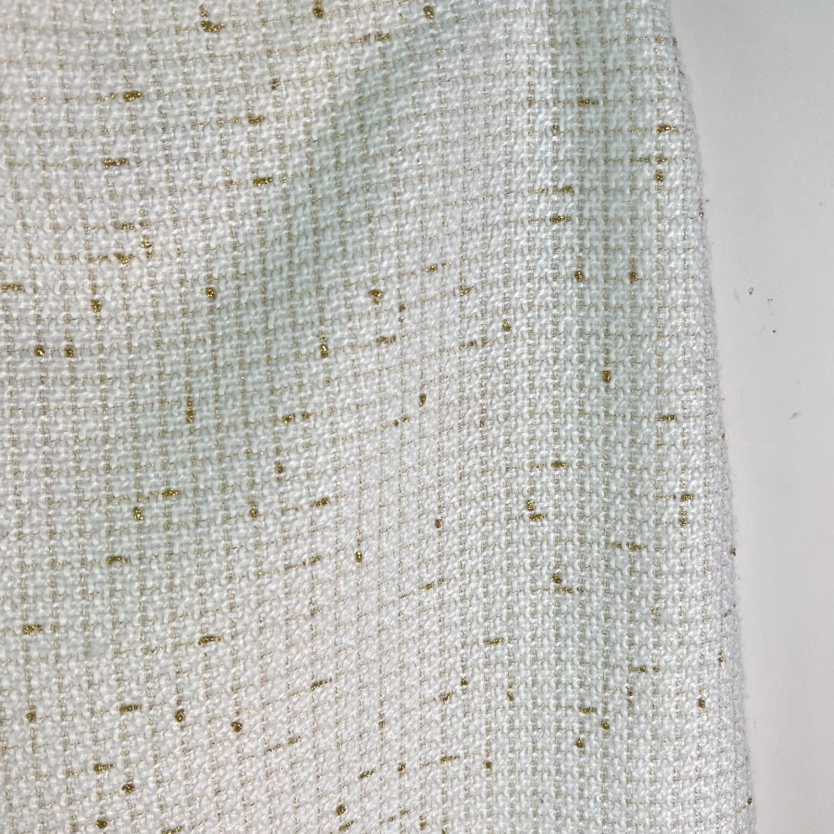 Ann Taylor Ann Taylor Factory Womens Flat Front Back Zip Casual White Mini Skirt Size 10 Size 32" / US 10 / IT 46 - 5 Thumbnail