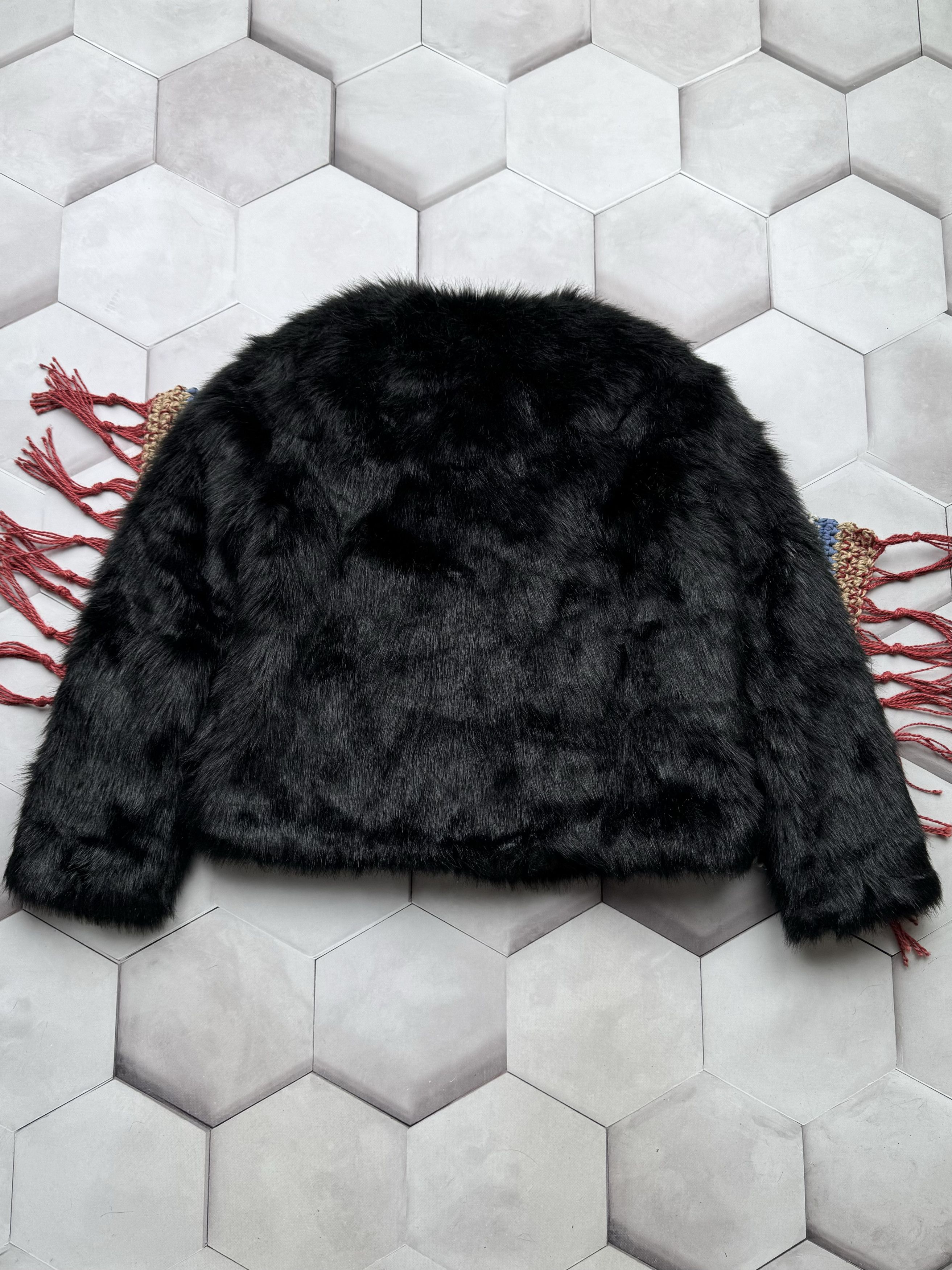 Japanese Brand Vintage Faux Fur Coat (E4) Size L / US 10 / IT 46 - 5 Thumbnail