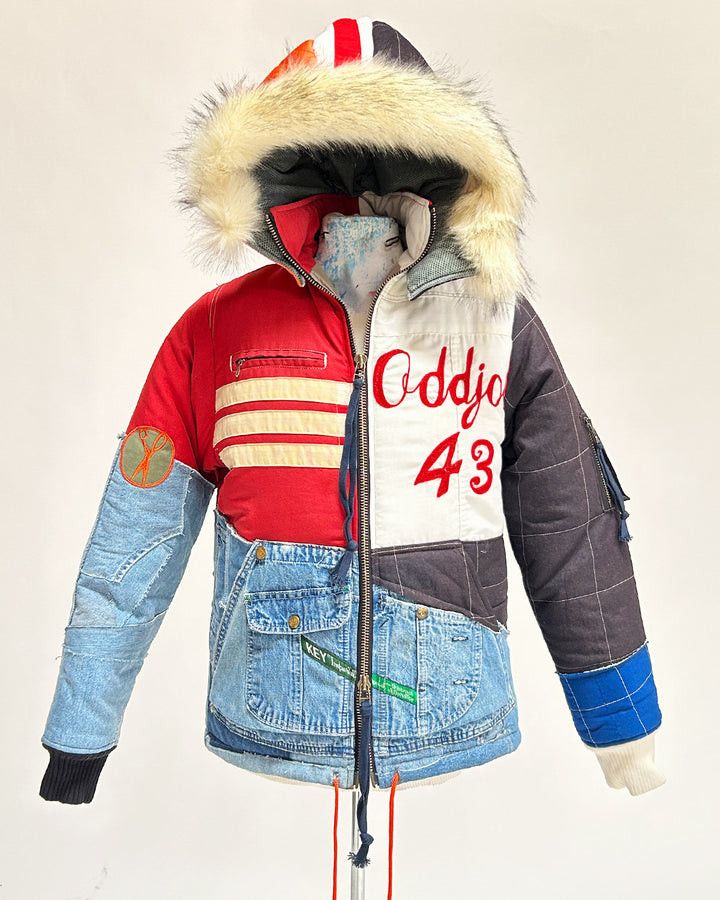Greg Lauren $3500 Greg Lauren Racer Retro Puffy Jacket Size US M / EU 48-50 / 2 - 2 Thumbnail
