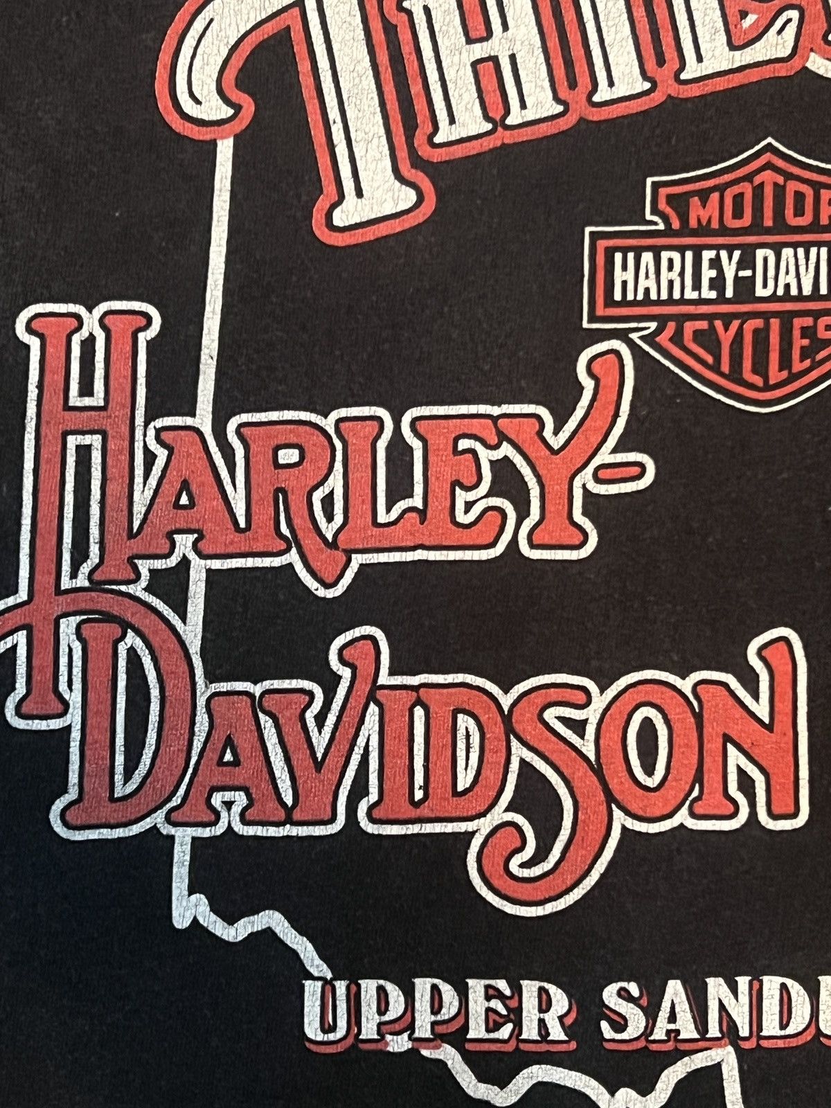Harley Davidson Harley-Davidson Flame T-Shirt Black/Gray Size US XL / EU 56 / 4 - 9 Thumbnail