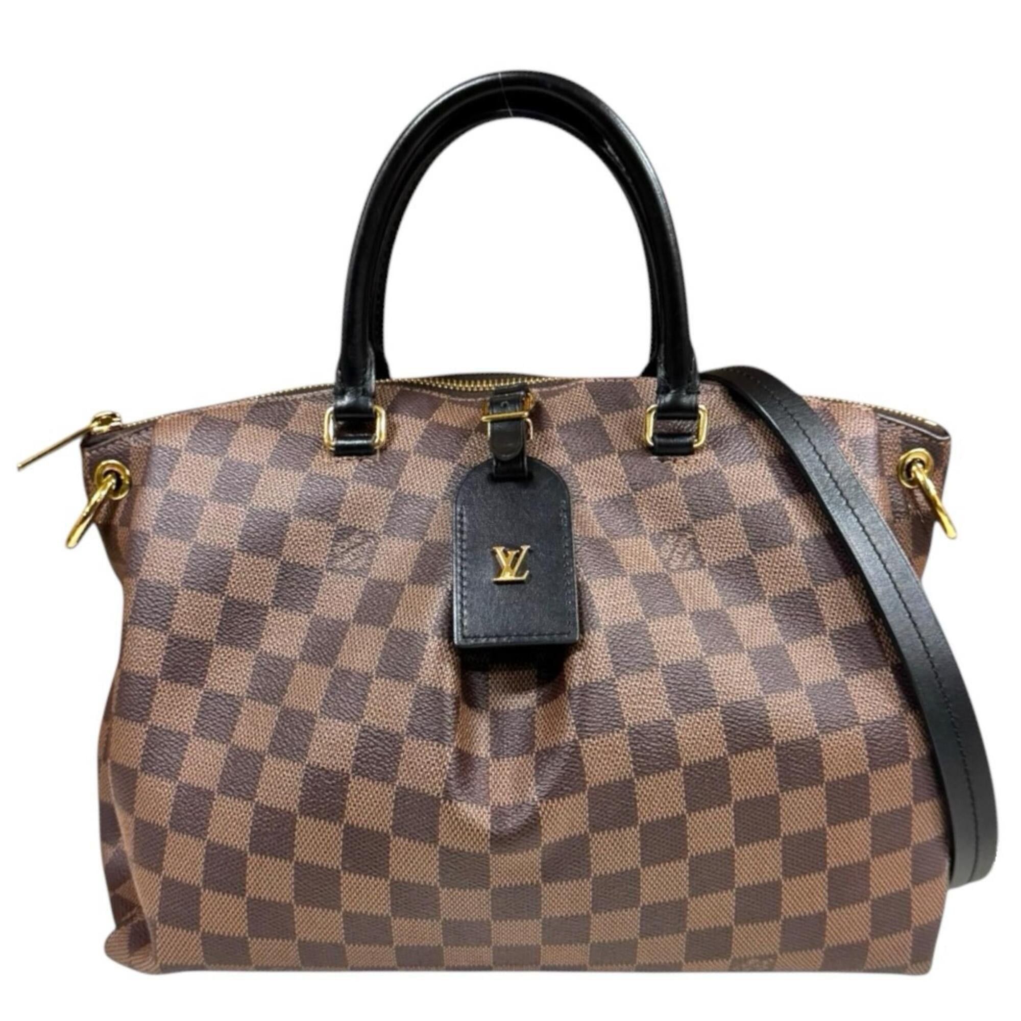 Louis Vuitton Louis Vuitton Odeon Tote MM Damier Shoulder Bag, Canvas N45283 Brown, Women's, LOUIS VUITTON 2-way Size ONE SIZE - 1 Thumbnail