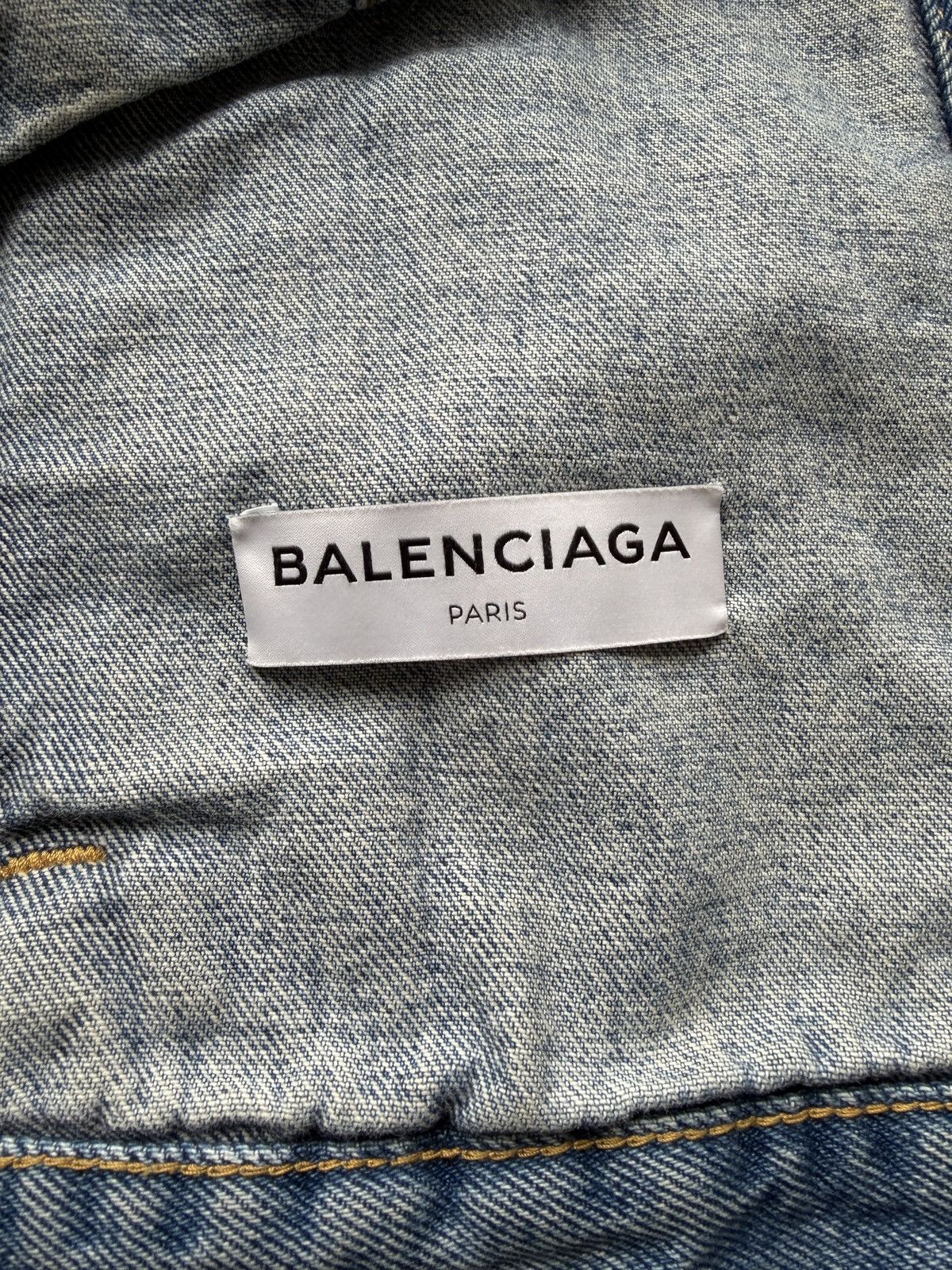 Balenciaga Balenciaga Swing Denim Jacket Size US S / EU 44-46 / 1 - 8 Thumbnail