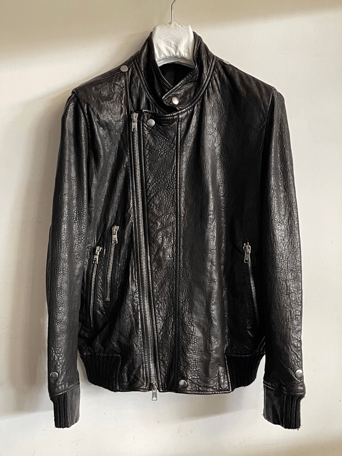 Alexander McQueen S 50 Alexander McQueen 00S Leather Bike Jacket Size US M / EU 48-50 / 2 - 1 Thumbnail