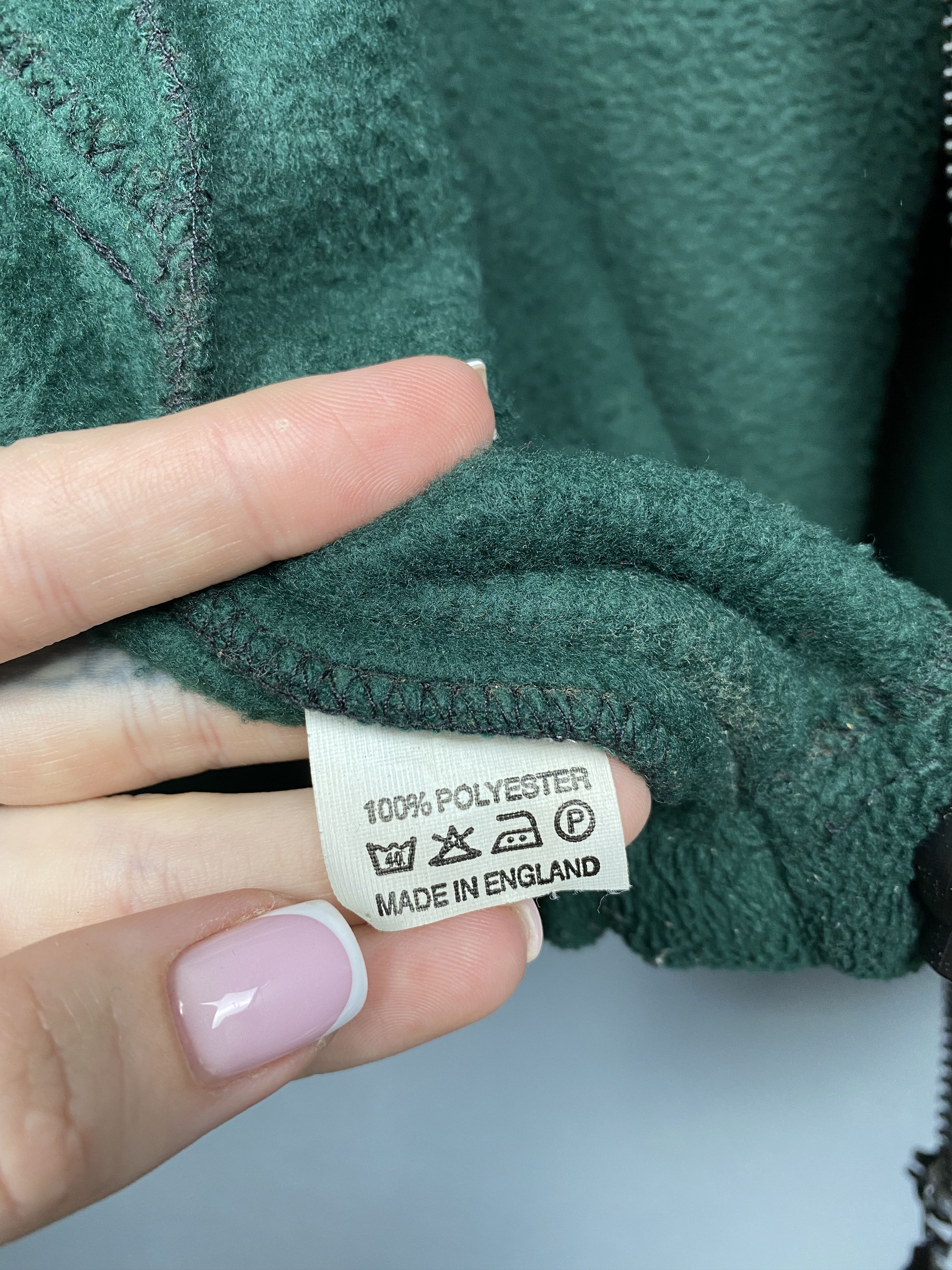 Helly Hansen × Vintage Helly Hansen 90s Vintage Mens Teddy Sherpa Fleece Jacket Size US S / EU 44-46 / 1 - 7 Thumbnail