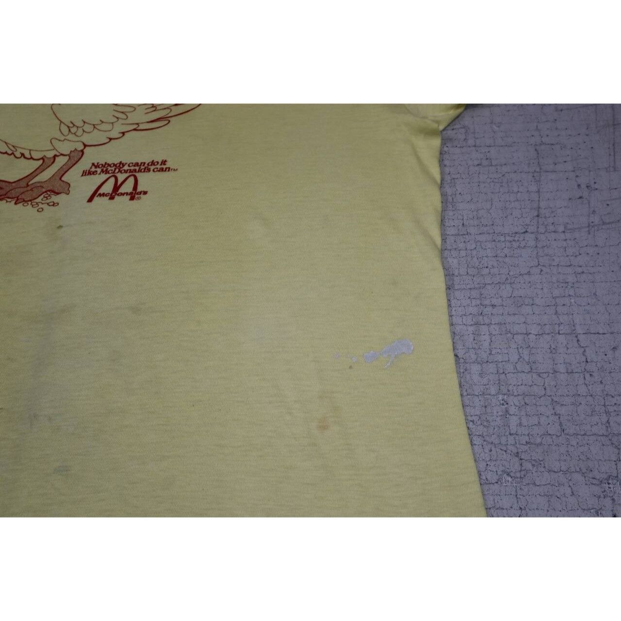 Vintage Vintage 60s 70s McDonalds Promo T Shirt What’s a McChicken? Size US L / EU 52-54 / 3 - 8 Thumbnail