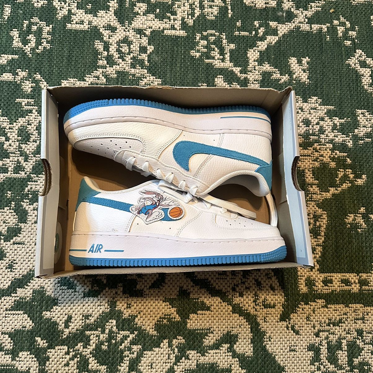 Nike Air Force 1 Space Jam “Hare” Size US 5.5 / EU 38 - 3 Thumbnail