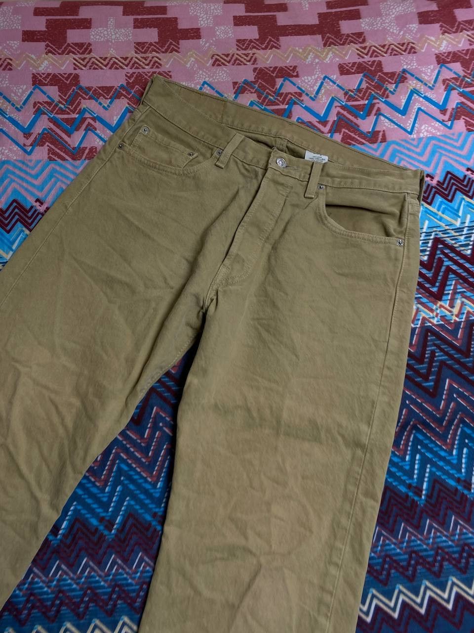 Levi's Y2K Levi's 501 beige jeans pants w34 vintage streetwear Size US 34 / EU 50 - 8 Thumbnail