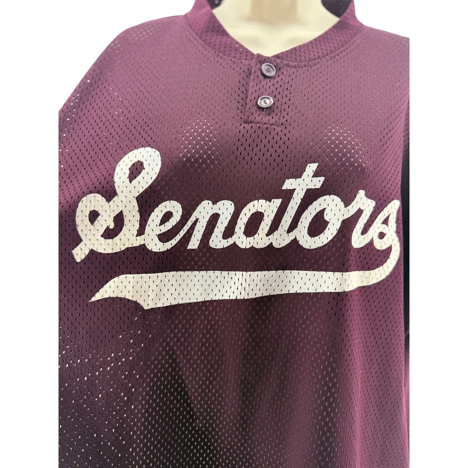 Majestic Vintage Senators Baseball Mesh Jersey Apparel By Majestic Size US XXL / EU 58 / 5 - 3 Thumbnail