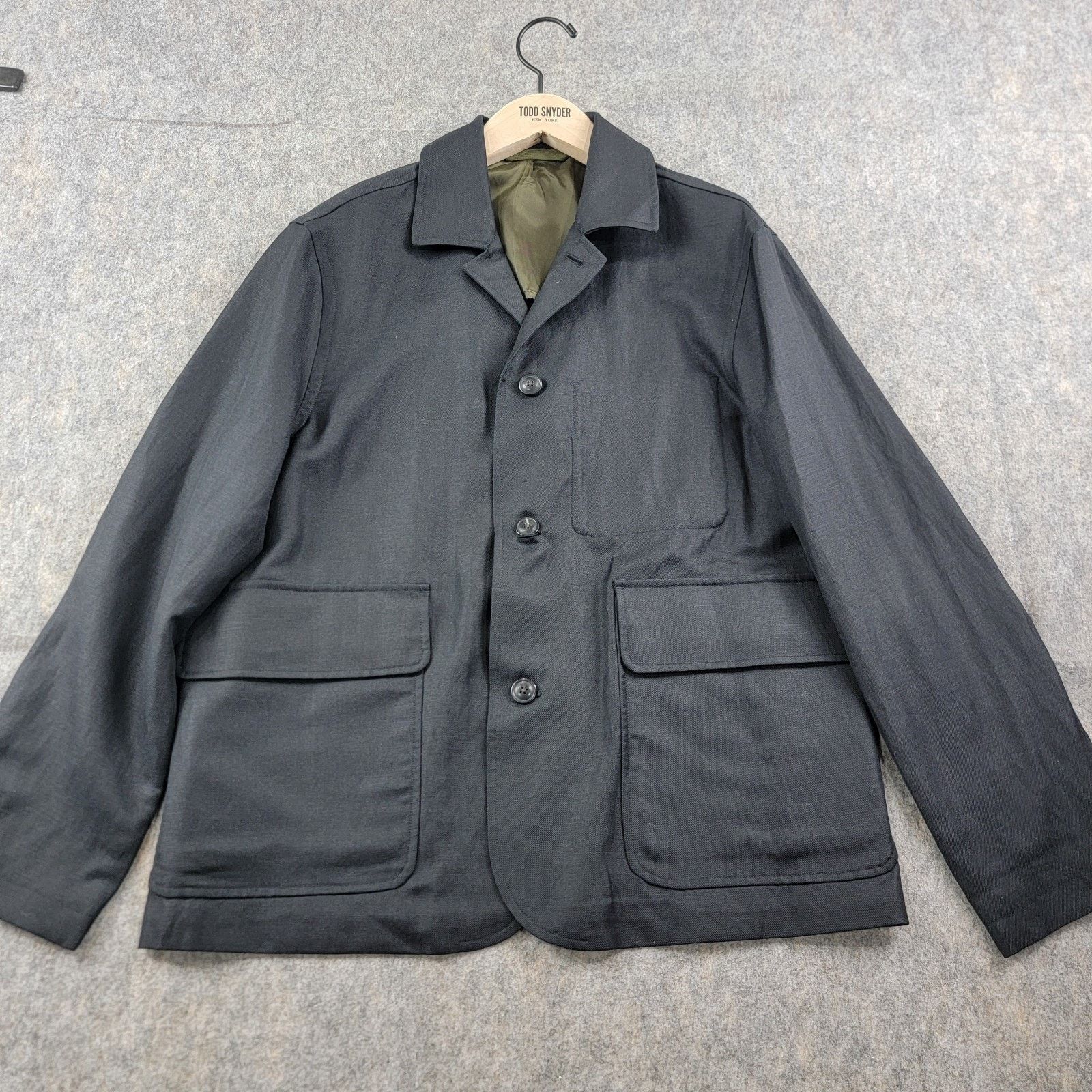 Todd Snyder Todd Snyder Italian Wool Linen Walking Jacket OU3212444 Size US M / EU 48-50 / 2 - 2 Thumbnail