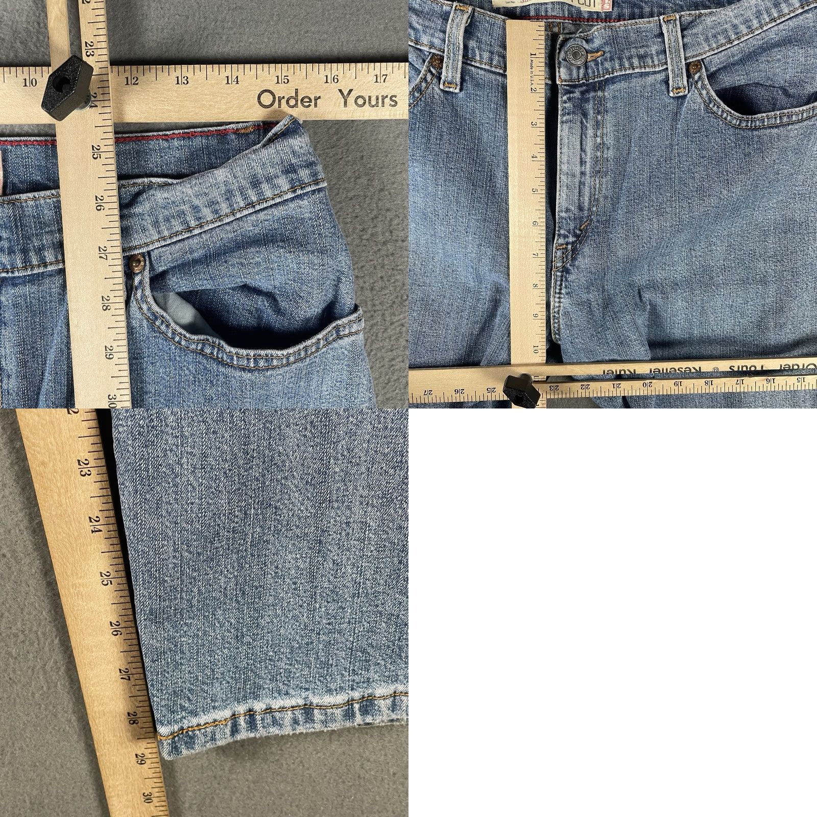 Levi's VINTAGE Levi's 550 Jeans Womens 12M Medium Wash Relaxed Fit Bootcut Cowgirl Size 34" / US 12 / IT 48 - 8 Thumbnail