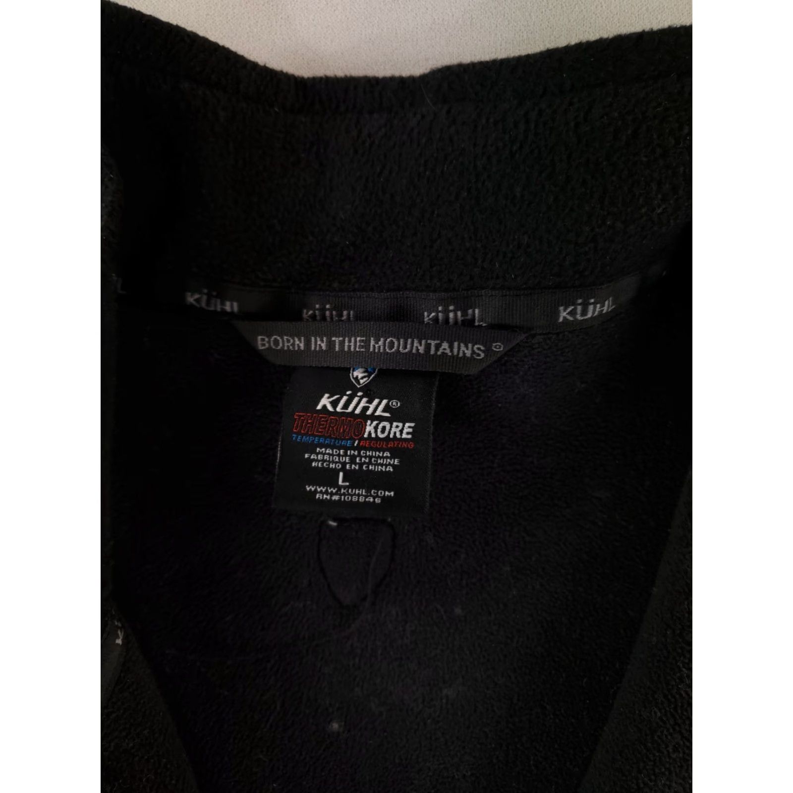 Vintage **Kuhl Thermokore Wool Blend 1/4 Zip Gray Mens L** User: Kuhl Thermokore Wool Blend 1/4 Zip Gray Mens L Size US L / EU 52-54 / 3 - 2 Thumbnail