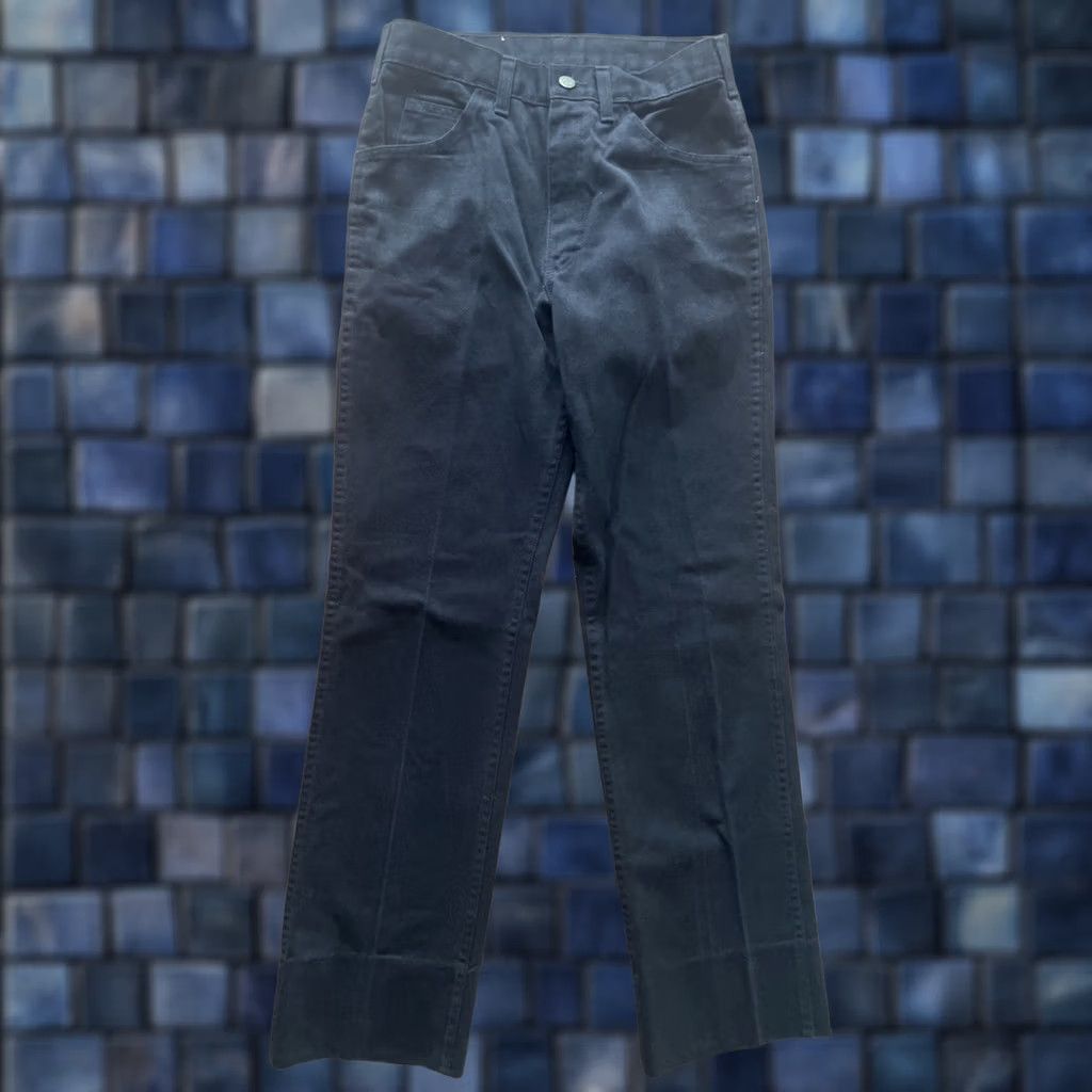 Vintage VINTAGE Oshkosh B'gosh Denim Carpenter Jeans 28x32 Black Union Made USA 80s 50s 60s 70s Workwear Mens Straight 5-Pocket Denim Tailor Hemmed Size US 28 / EU 44 - 1 Thumbnail
