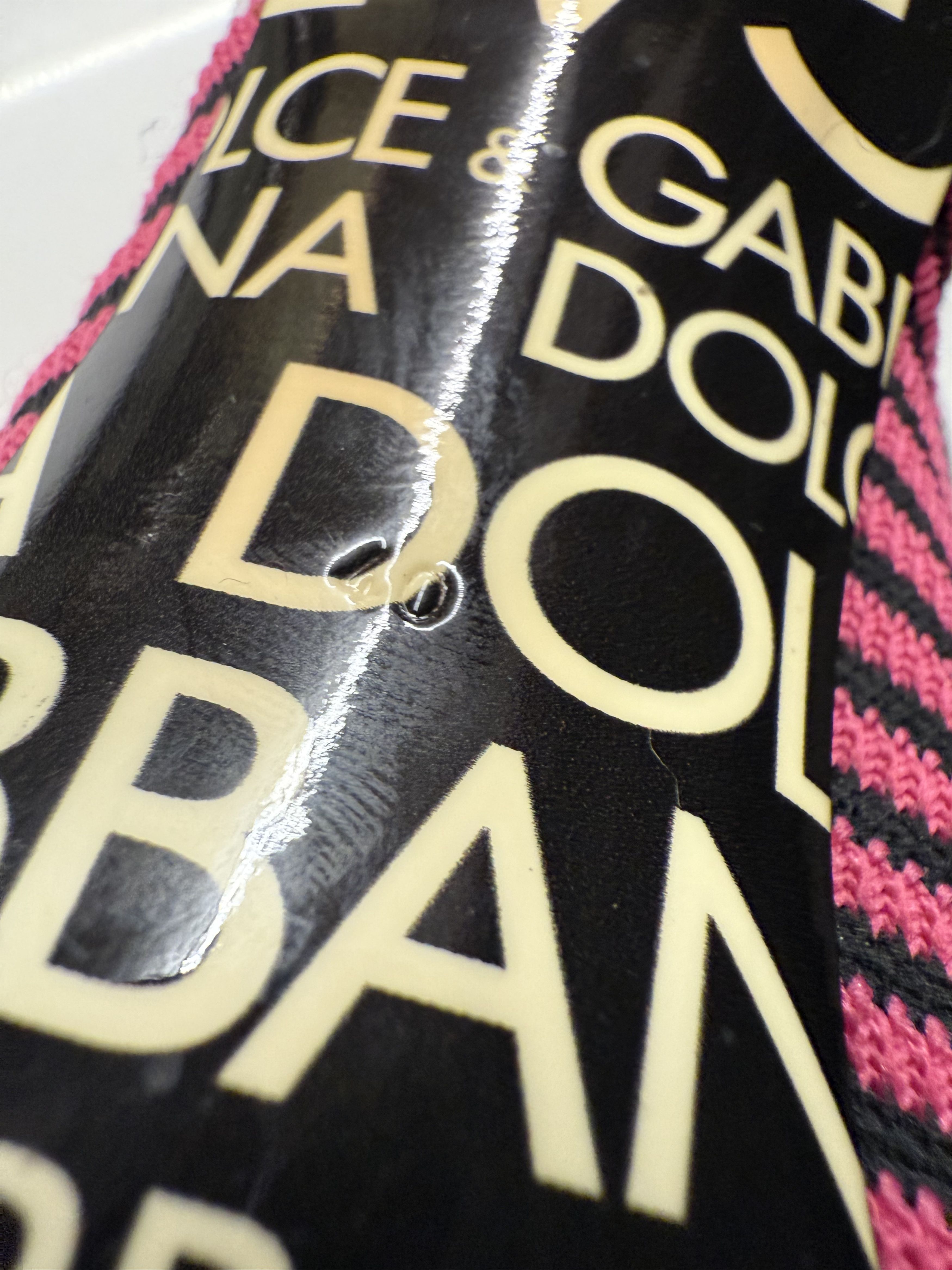 Dolce & Gabbana Dolce & Gabbana Lori Jacquard-knit Sock Boots Stilettos Size US 10 / IT 40 - 12 Thumbnail