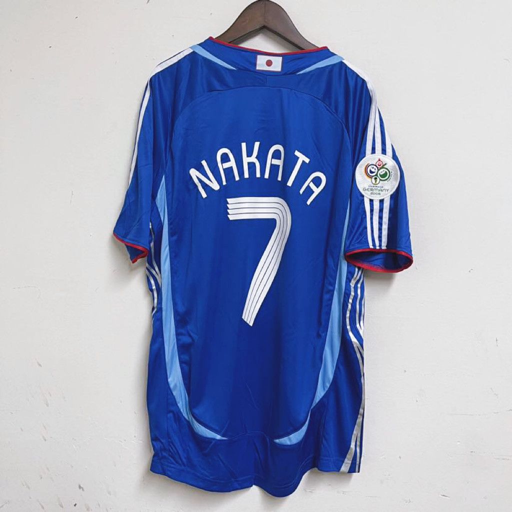 Vintage 2006 Nakata Japan Home Soccer Jersey Size US L / EU 52-54 / 3 - 2 Thumbnail
