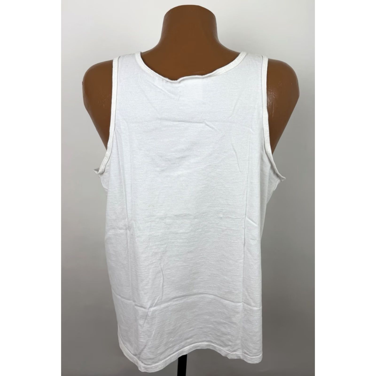 Vintage VINTAGE Busch Gardens Tank Top Large Mens 90s Florida Beach Vaporwave White Size US L / EU 52-54 / 3 - 7 Thumbnail