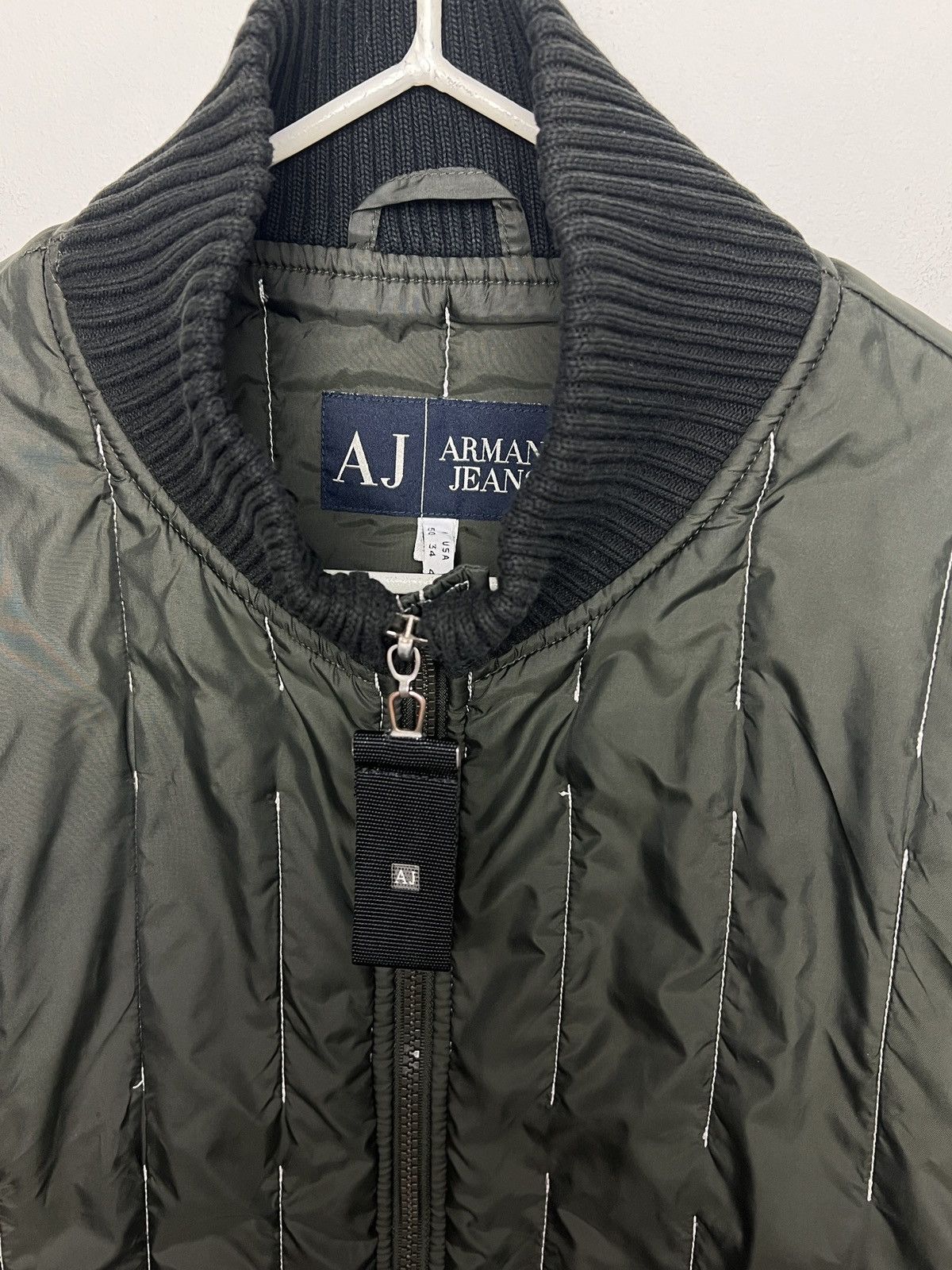Giorgio Armani armani y2k archive moto/bomber jacket Size US M / EU 48-50 / 2 - 5 Thumbnail