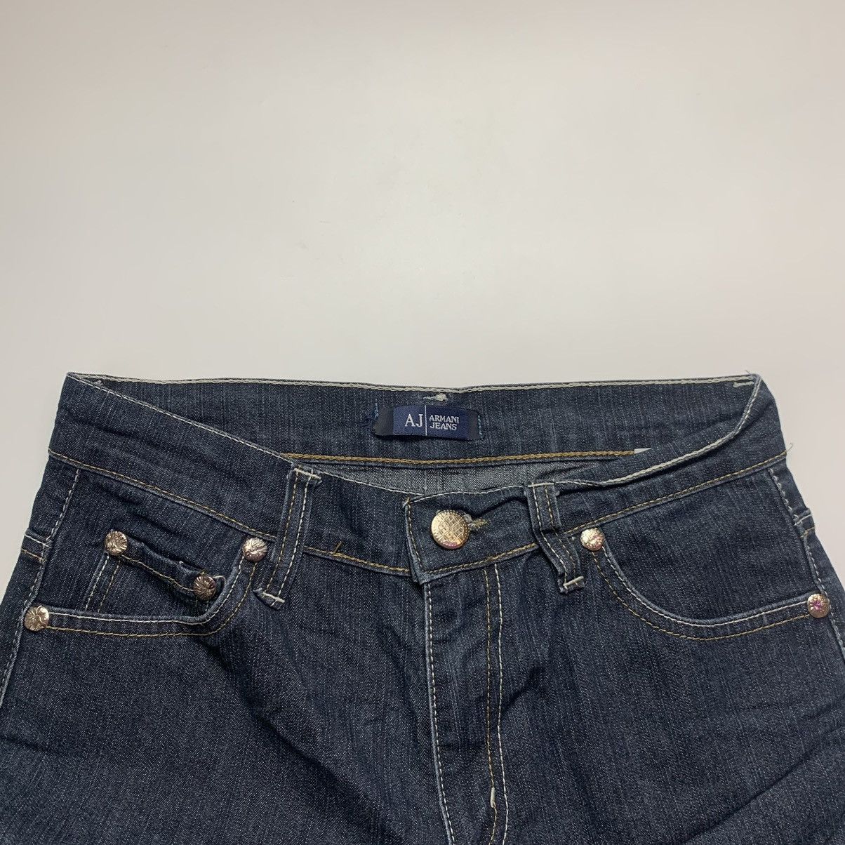 Other Armani Wash Flared Jeans Bootcut Denim rhinestones Size 28" / US 6 / IT 42 - 9 Thumbnail