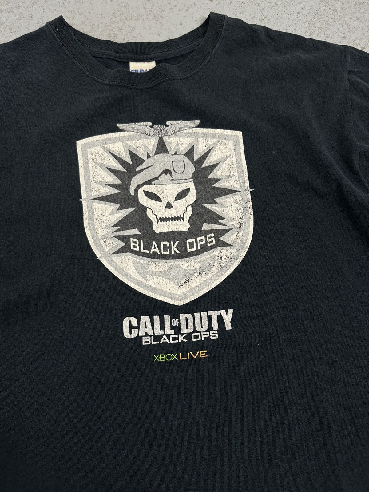 The Game Call Of Duty Black Ops Xbox Live Game Gildan T-Shirt Size US L / EU 52-54 / 3 - 6 Thumbnail